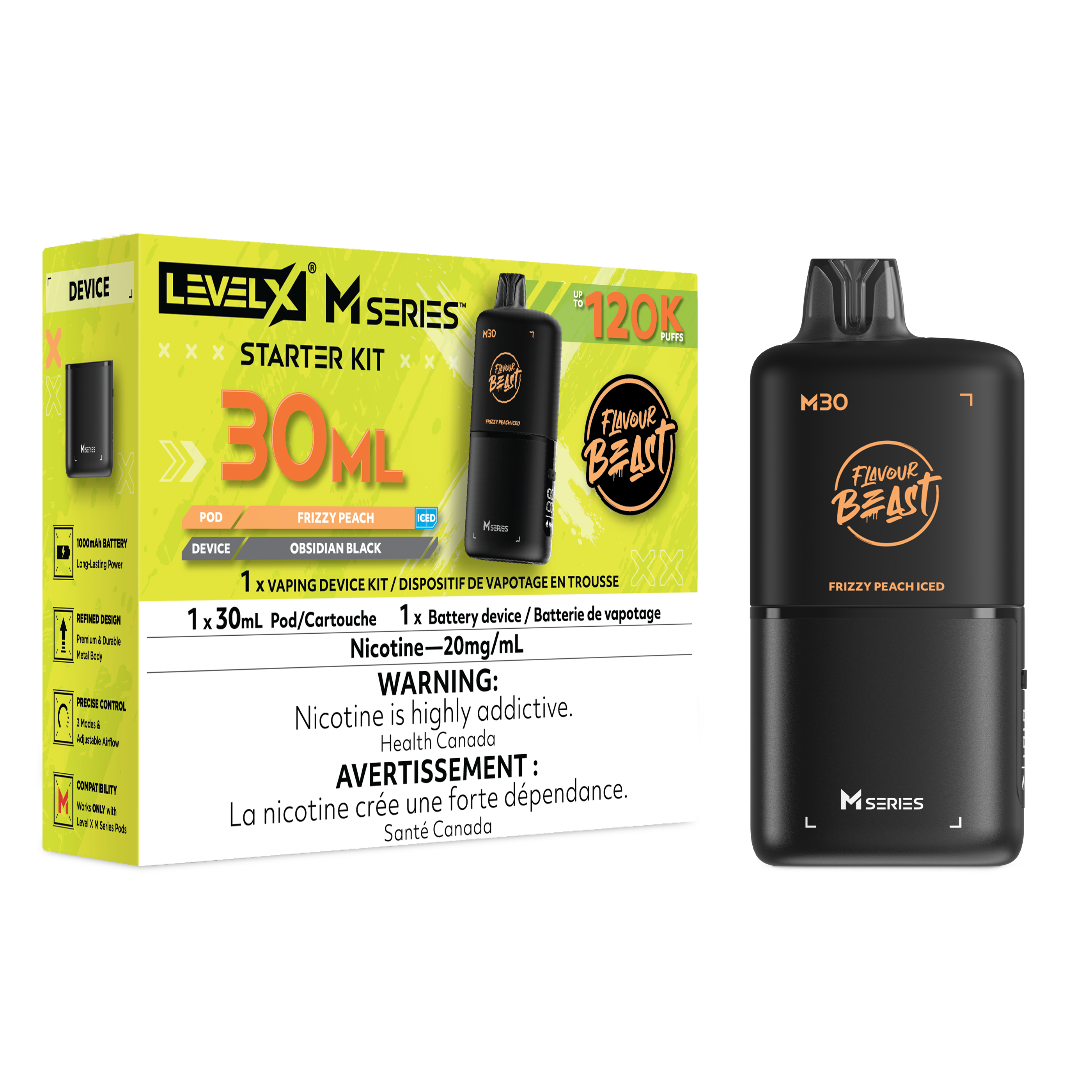 [BC/SK/NL] FLAVOUR BEAST LEVEL X M SERIES M30 120K KIT
