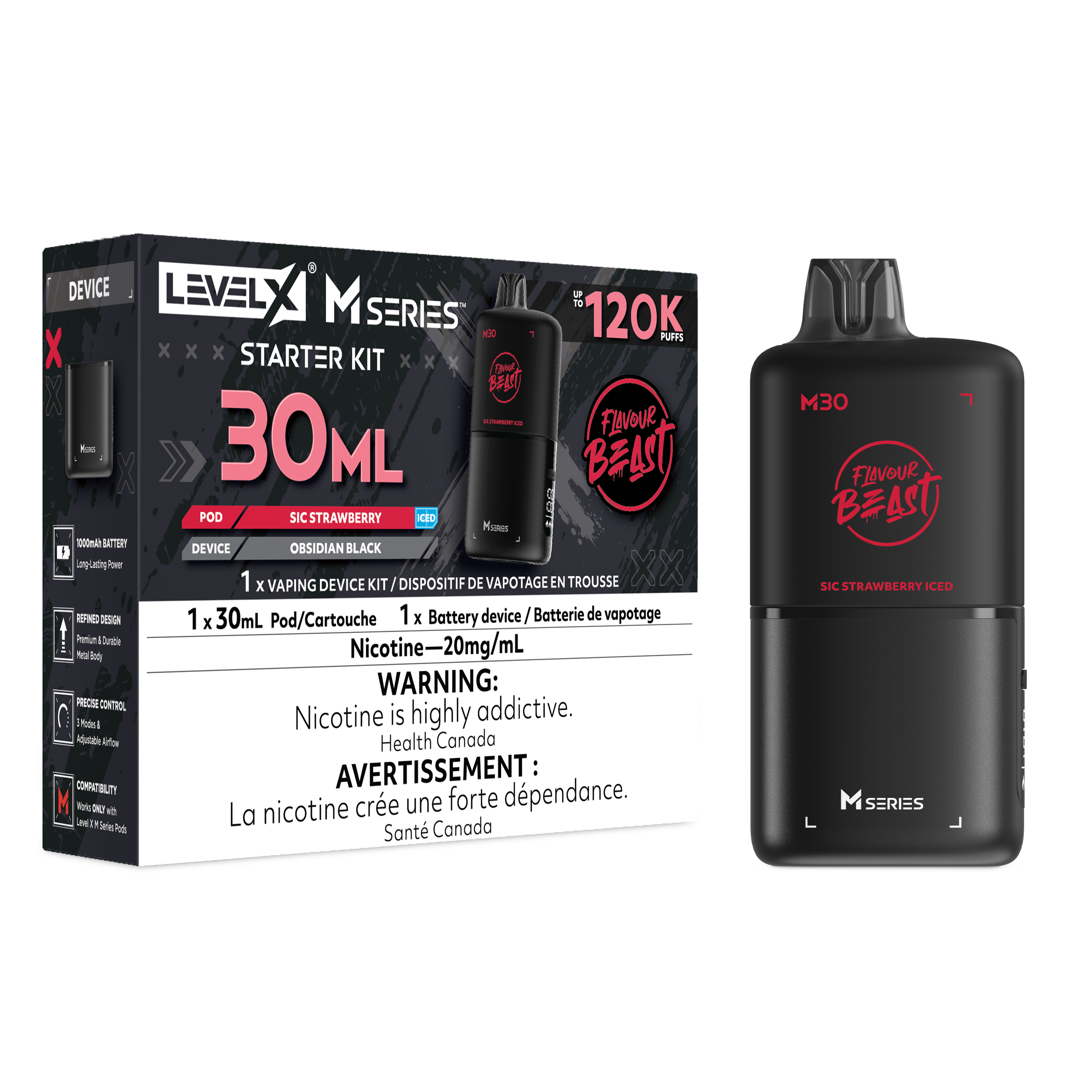 [BC/SK/NL] FLAVOUR BEAST LEVEL X M SERIES M30 120K KIT