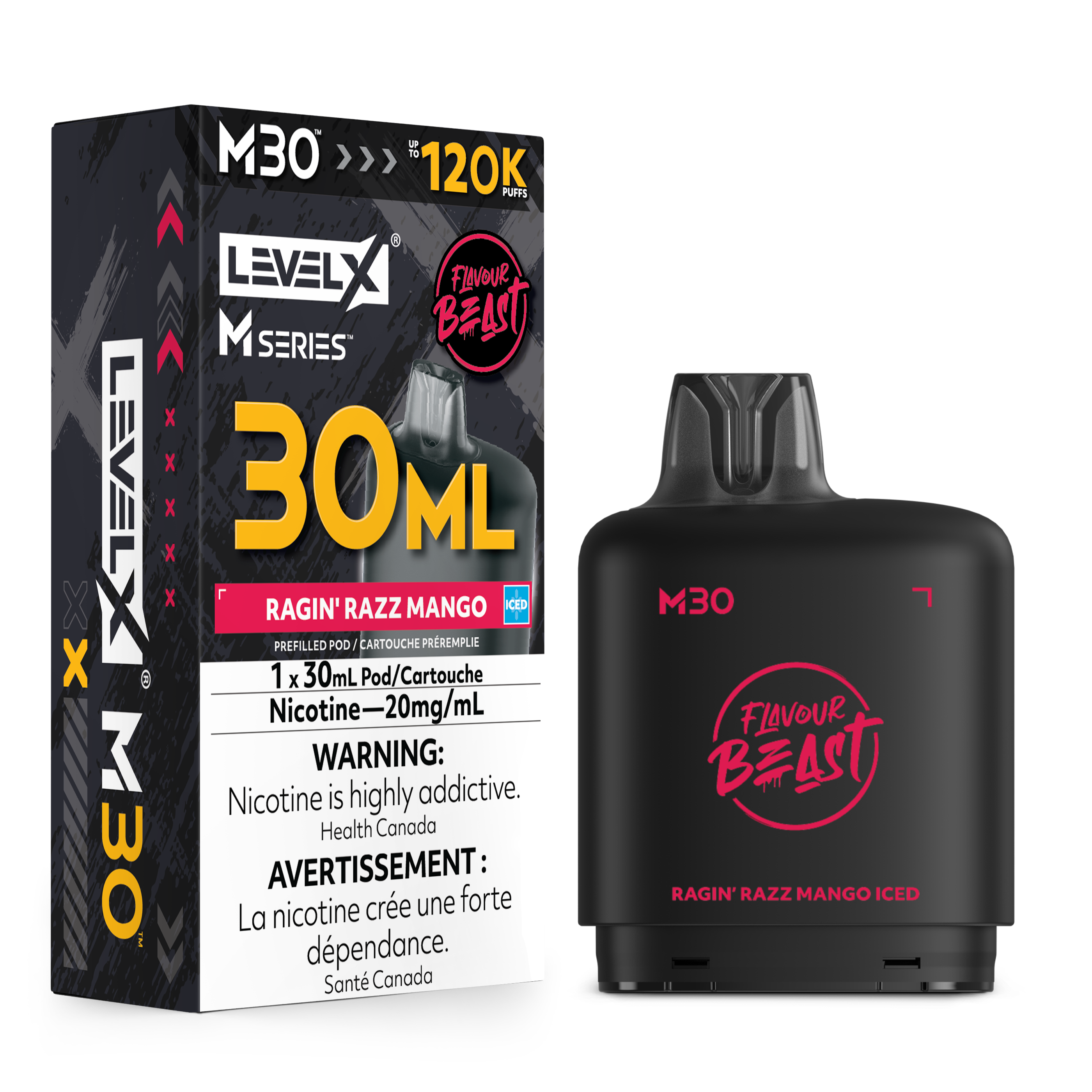 [BC/SK/NL] FLAVOUR BEAST LEVEL X M SERIES M30 120K POD