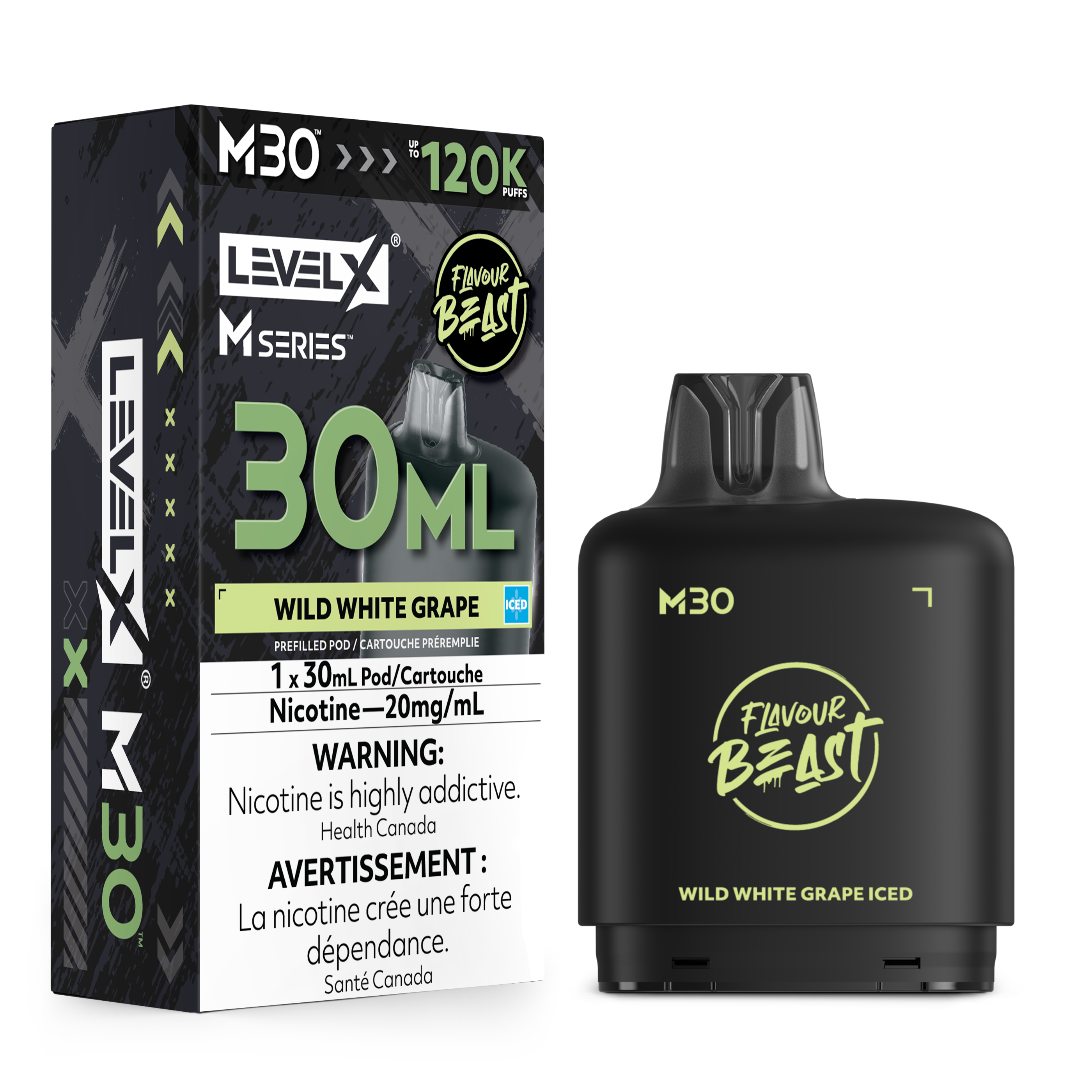 [BC/SK/NL] FLAVOUR BEAST LEVEL X M SERIES M30 120K POD
