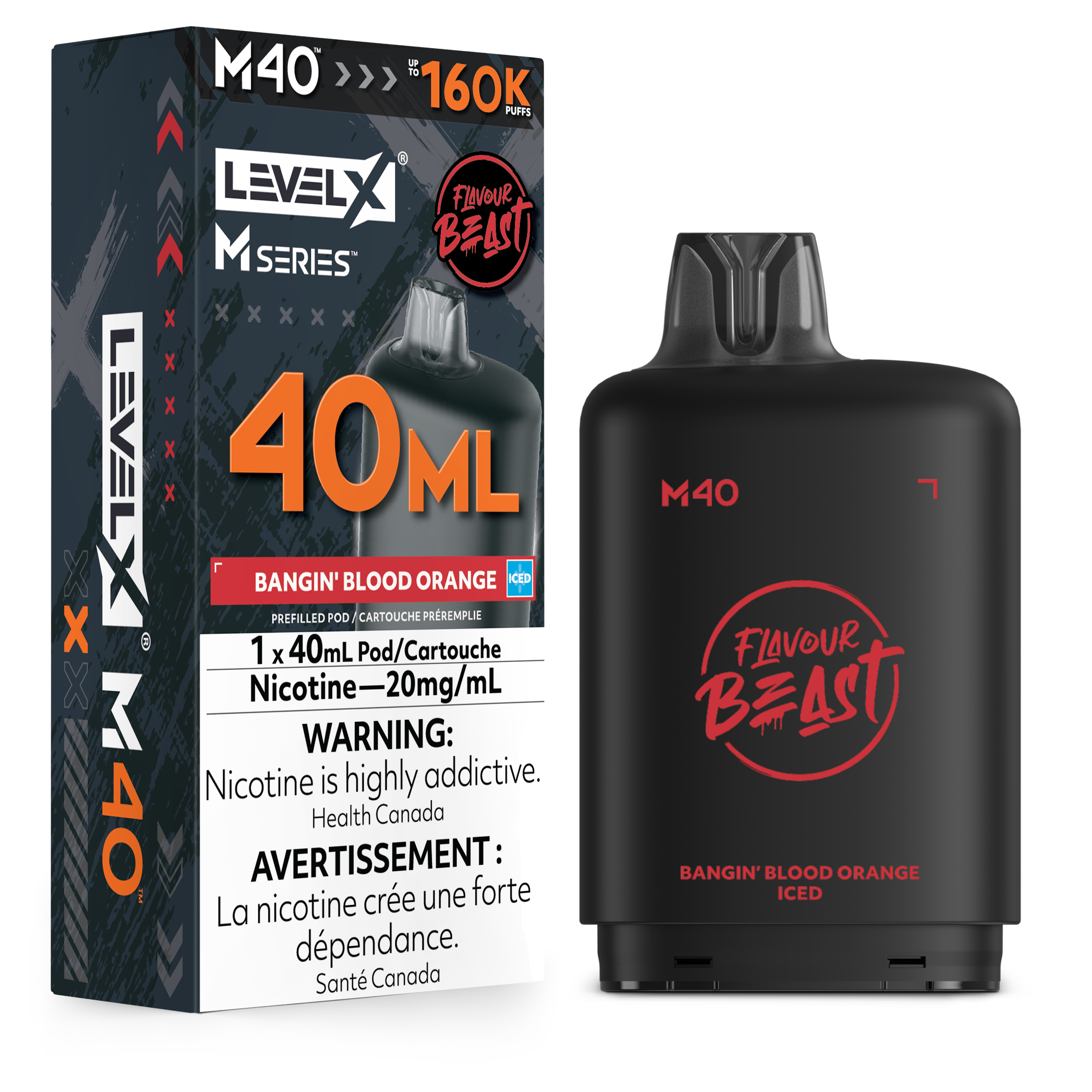 FLAVOUR BEAST LEVEL X M SERIES M40 160K POD
