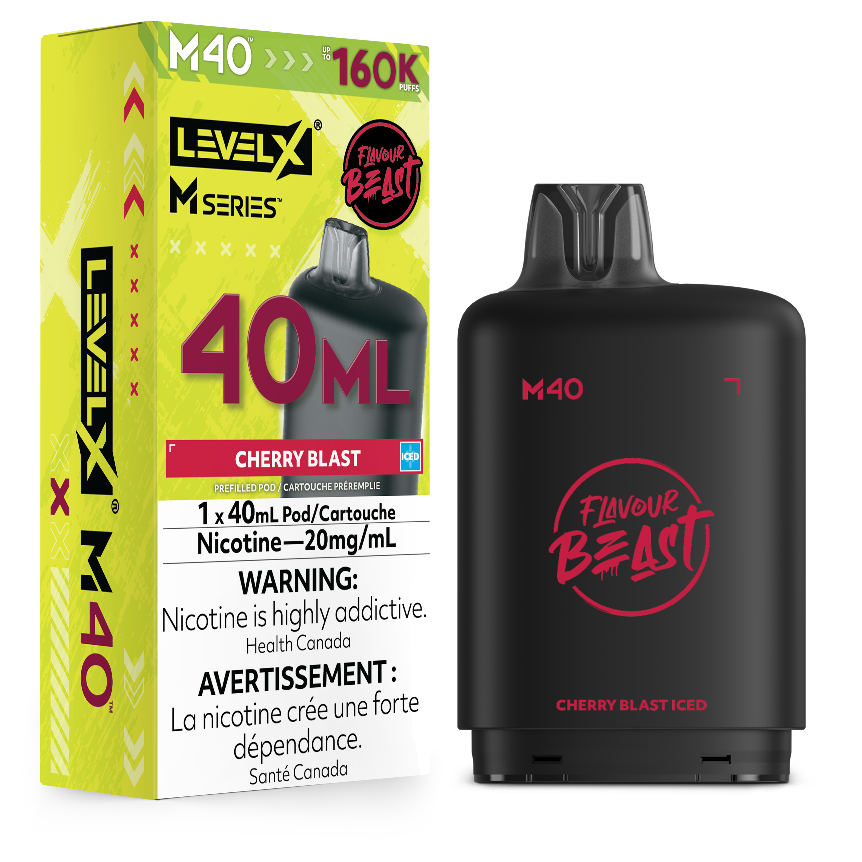 FLAVOUR BEAST LEVEL X M SERIES M40 160K POD