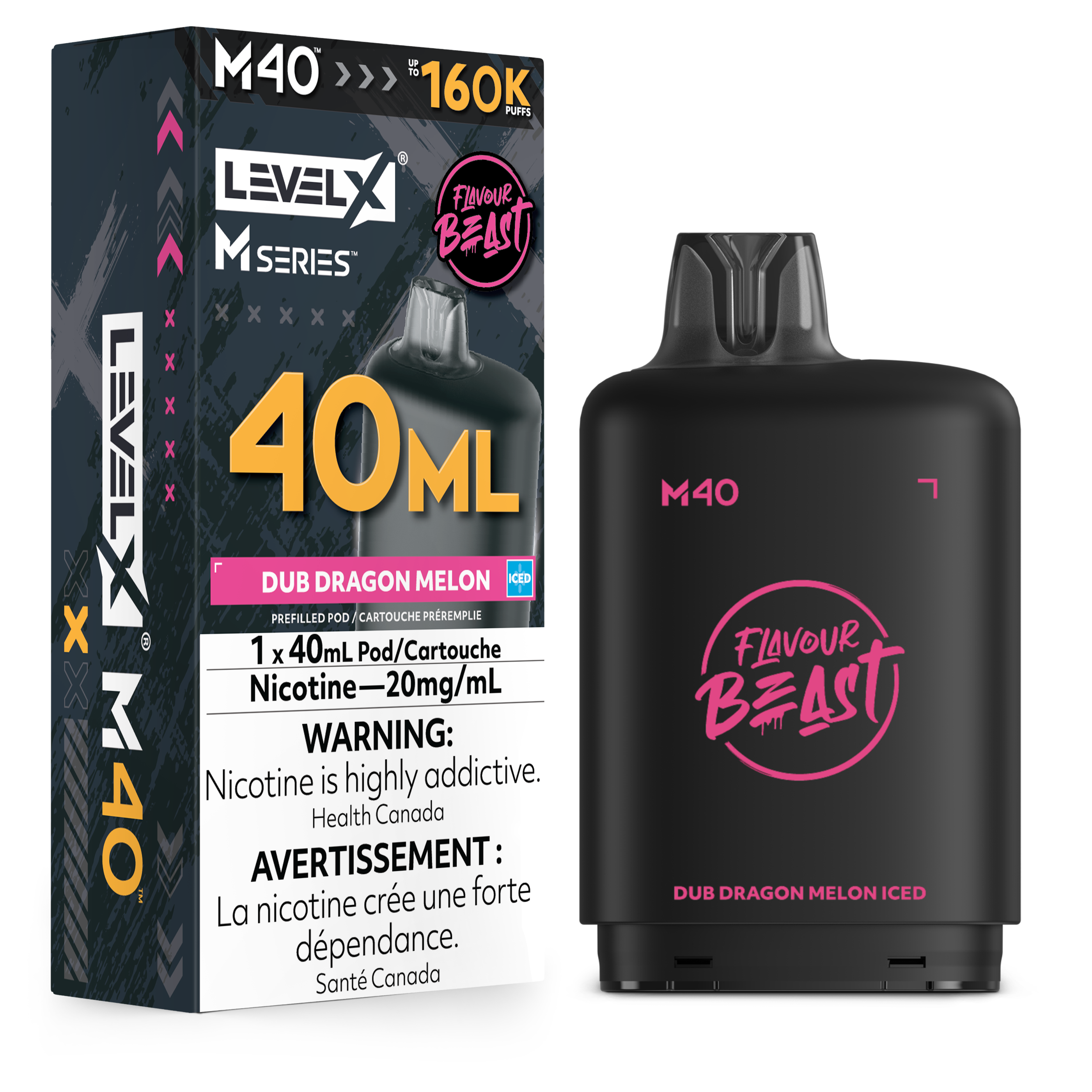 FLAVOUR BEAST LEVEL X M SERIES M40 160K POD