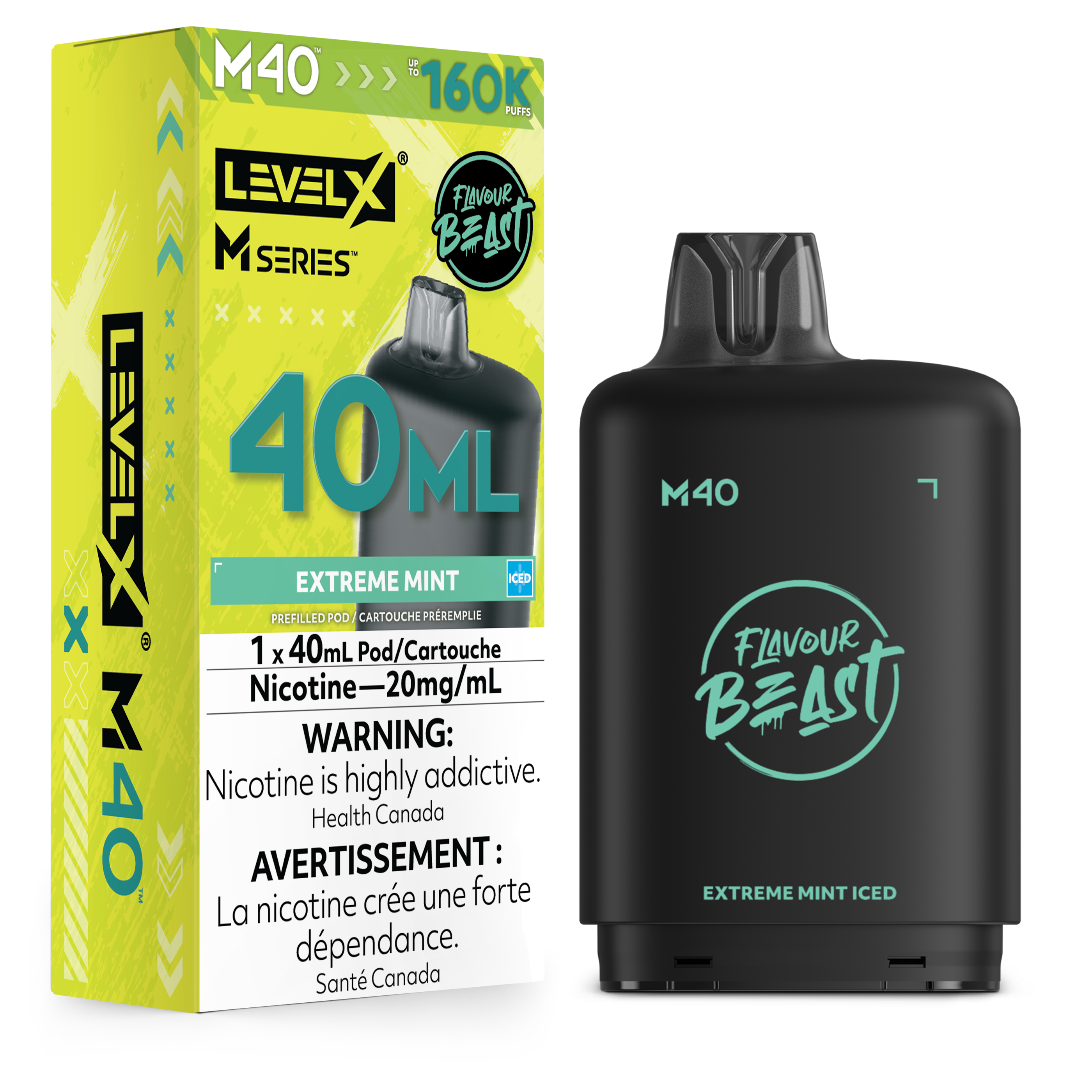 FLAVOUR BEAST LEVEL X M SERIES M40 160K POD