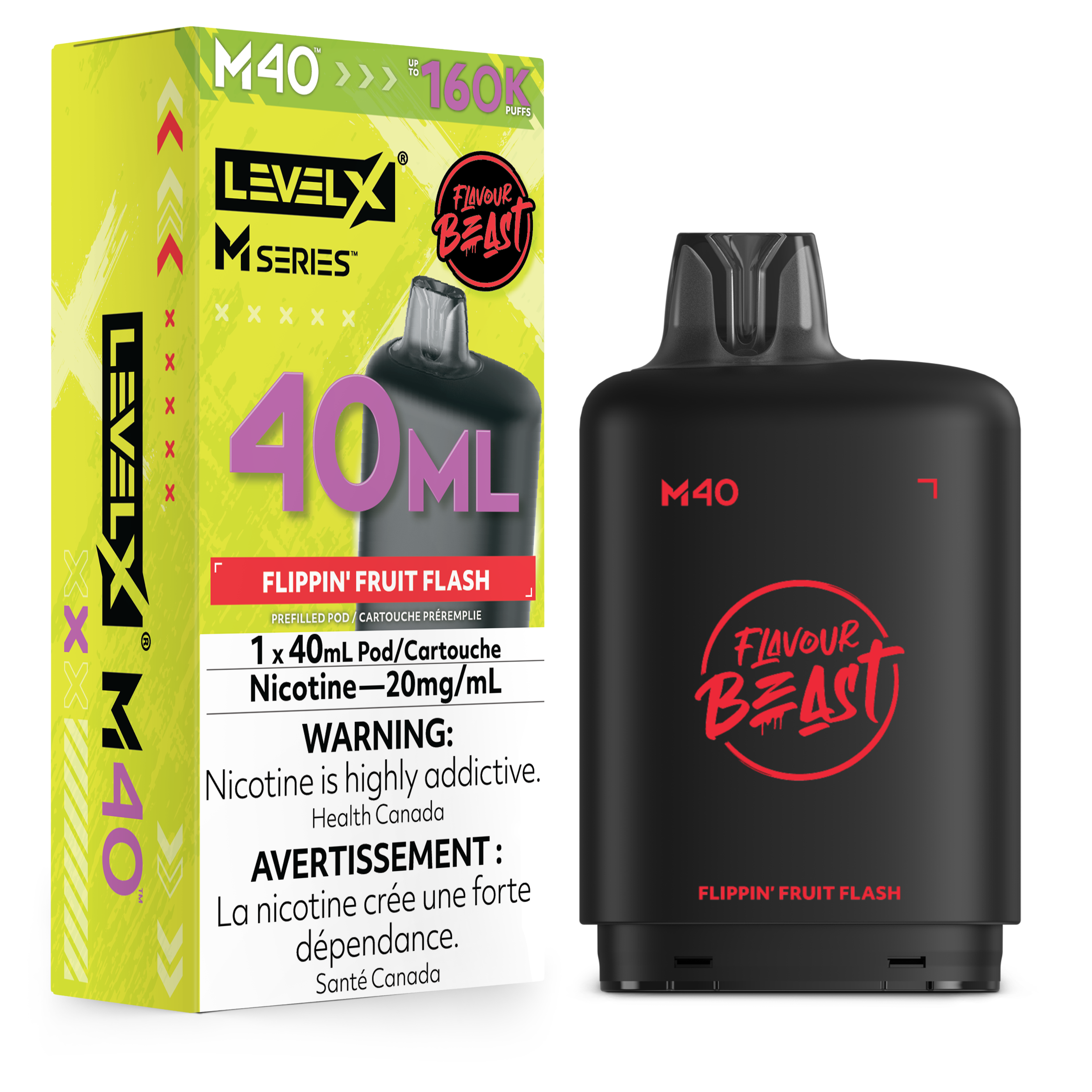 FLAVOUR BEAST LEVEL X M SERIES M40 160K POD