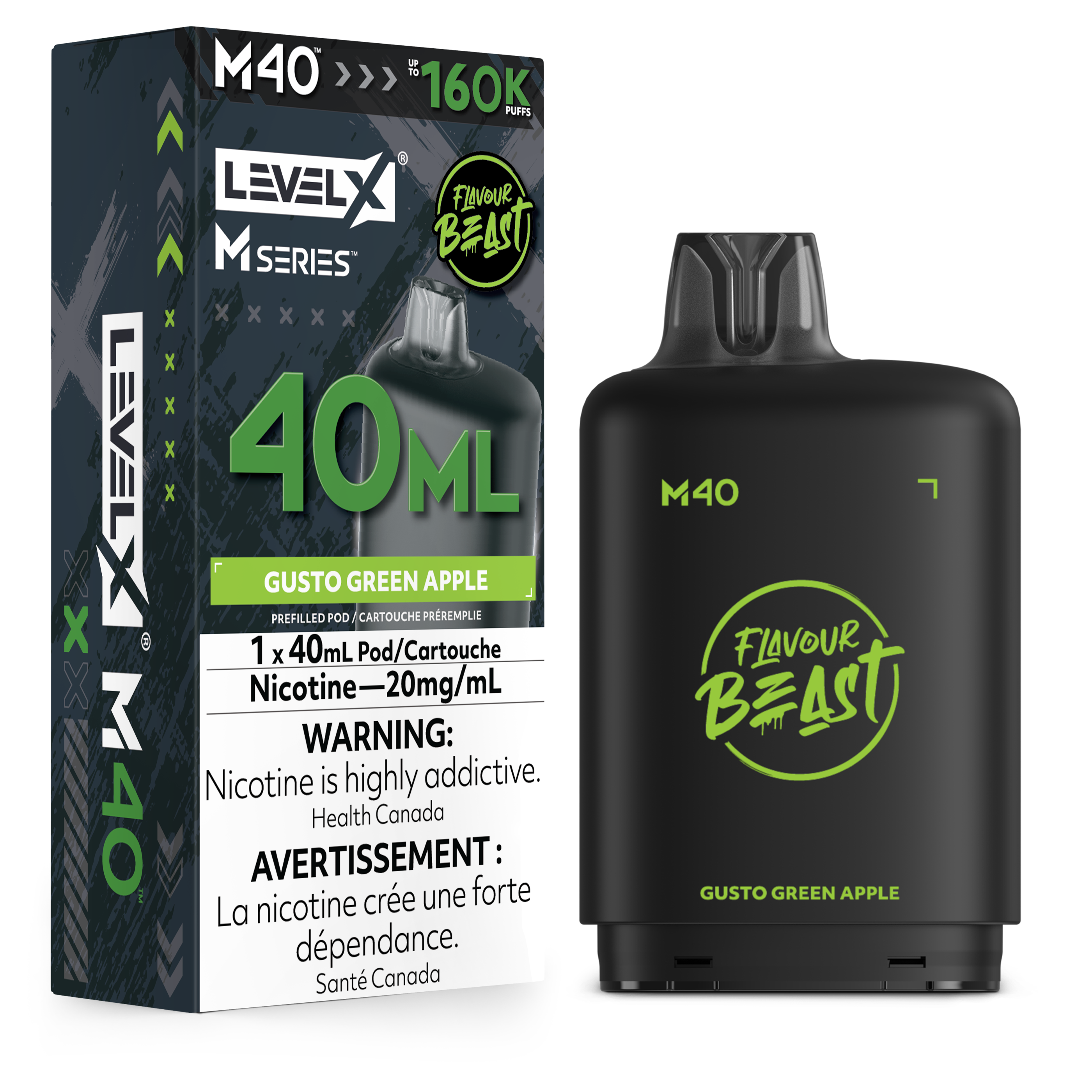 FLAVOUR BEAST LEVEL X M SERIES M40 160K POD