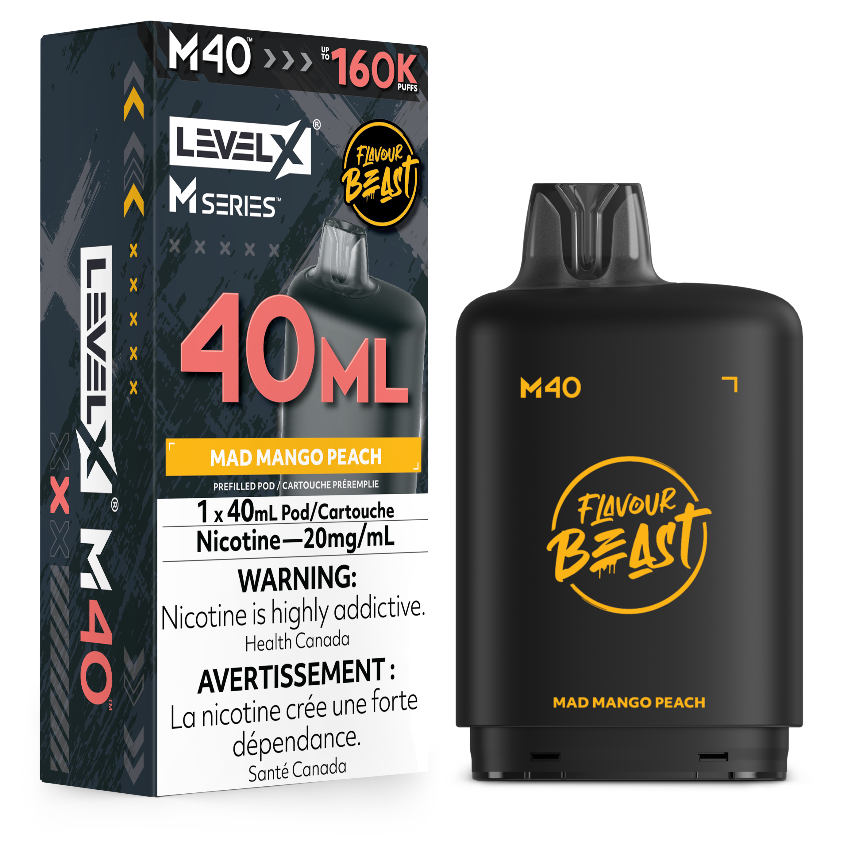 FLAVOUR BEAST LEVEL X M SERIES M40 160K POD