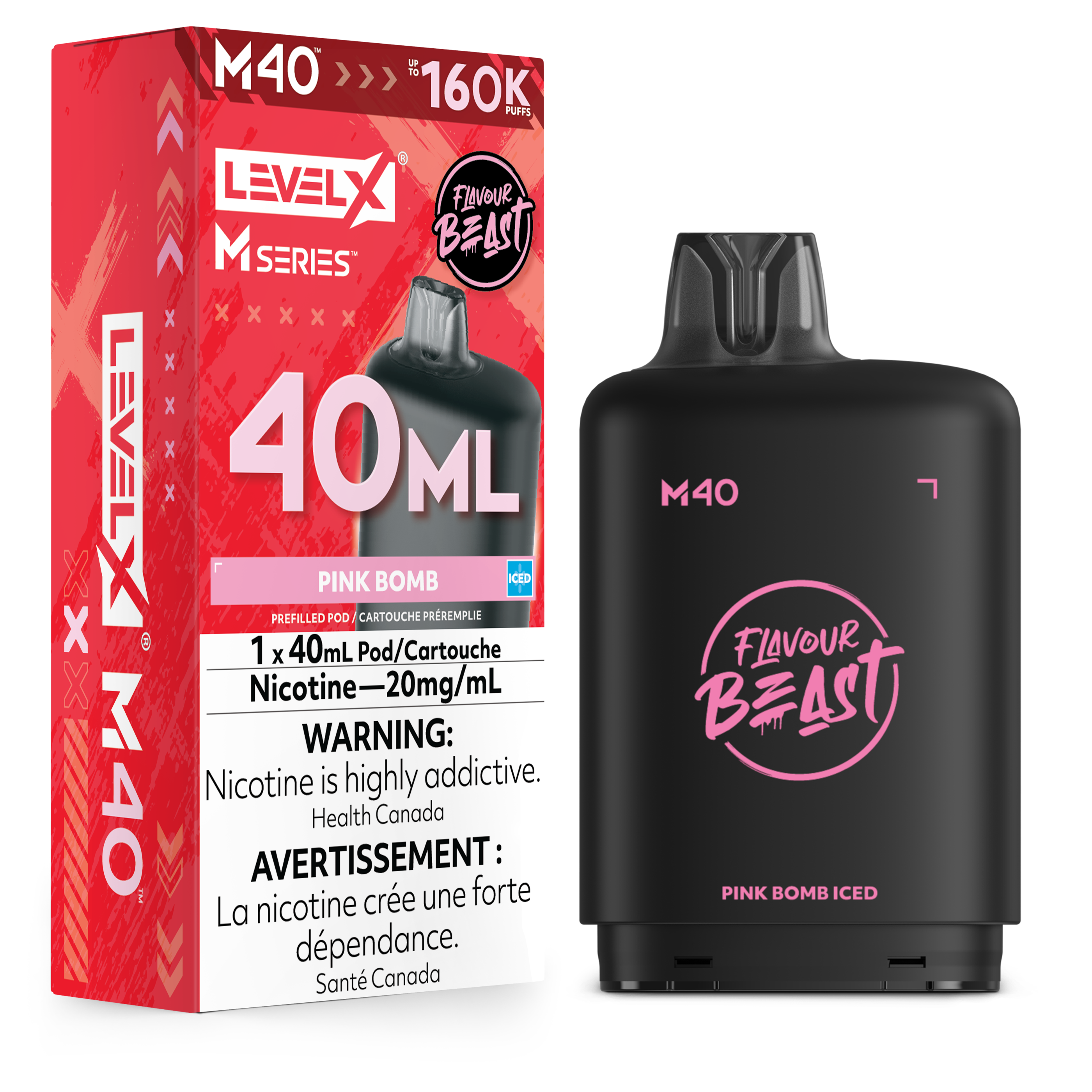 FLAVOUR BEAST LEVEL X M SERIES M40 160K POD