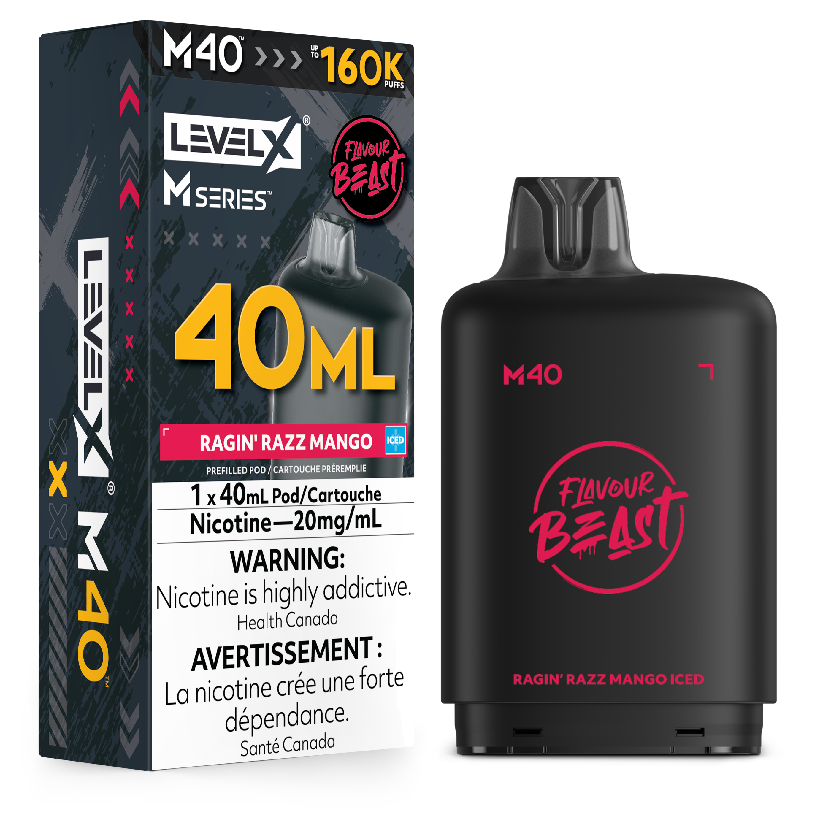 FLAVOUR BEAST LEVEL X M SERIES M40 160K POD
