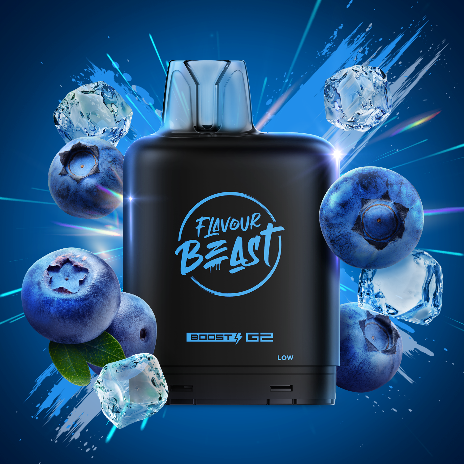 LEVEL X BOOST FLAVOUR BEAST BOSS BLUEBERRY ICE 20MG