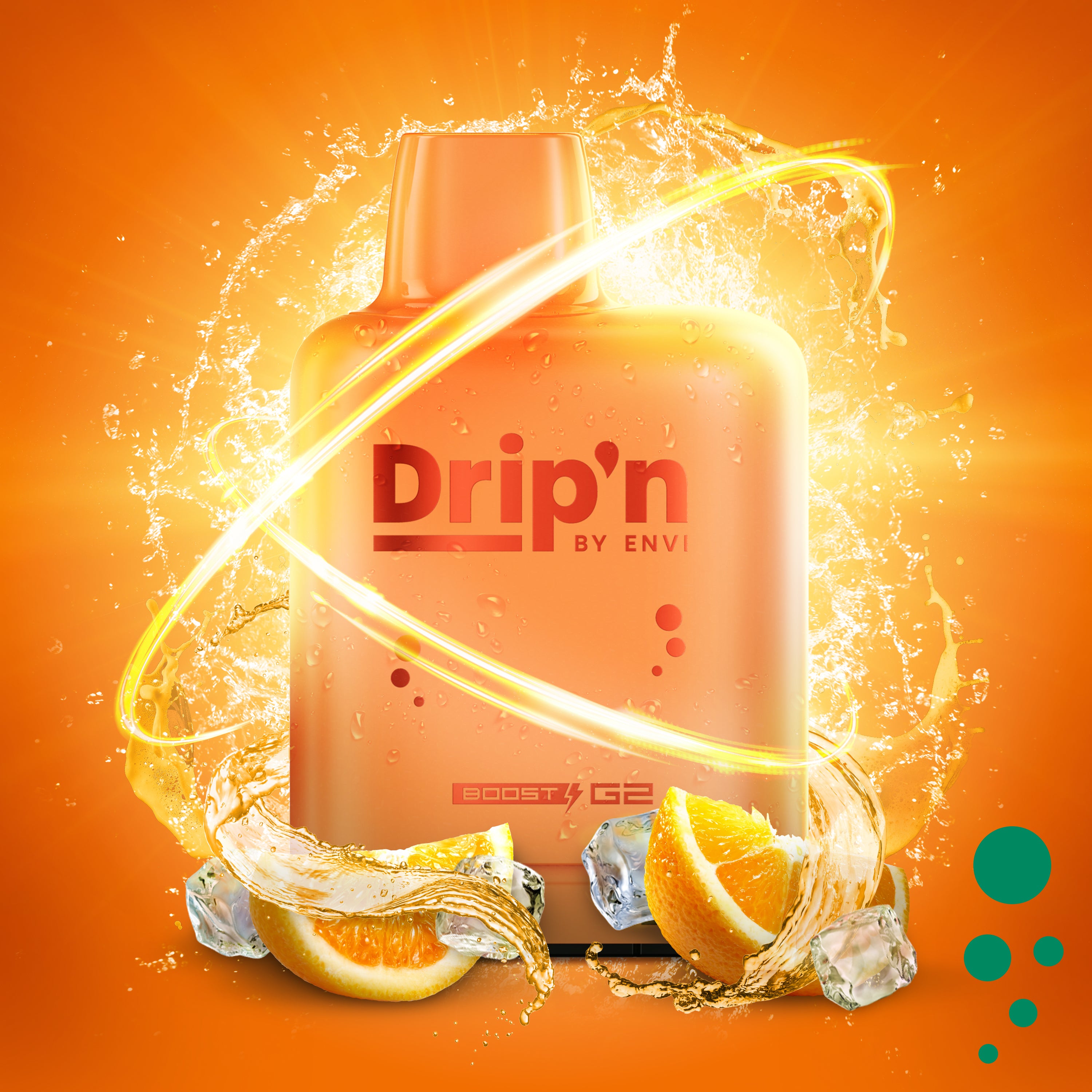 ENVI DRIP'N LEVEL X BOOST G2 POD ORANGE FIZZ ICE 20MG