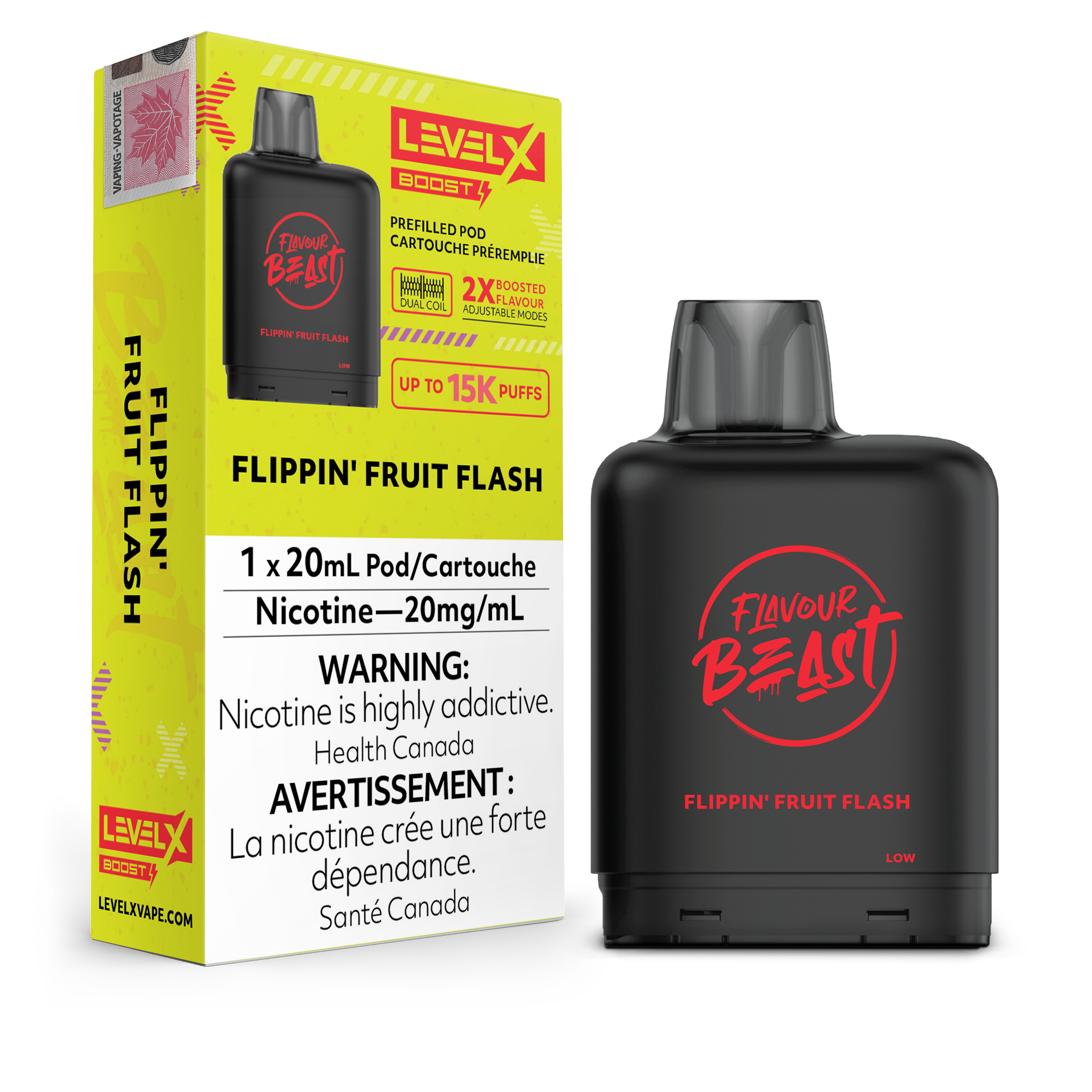 LEVEL X BOOST FLAVOUR BEAST Fruit Flash 20MG