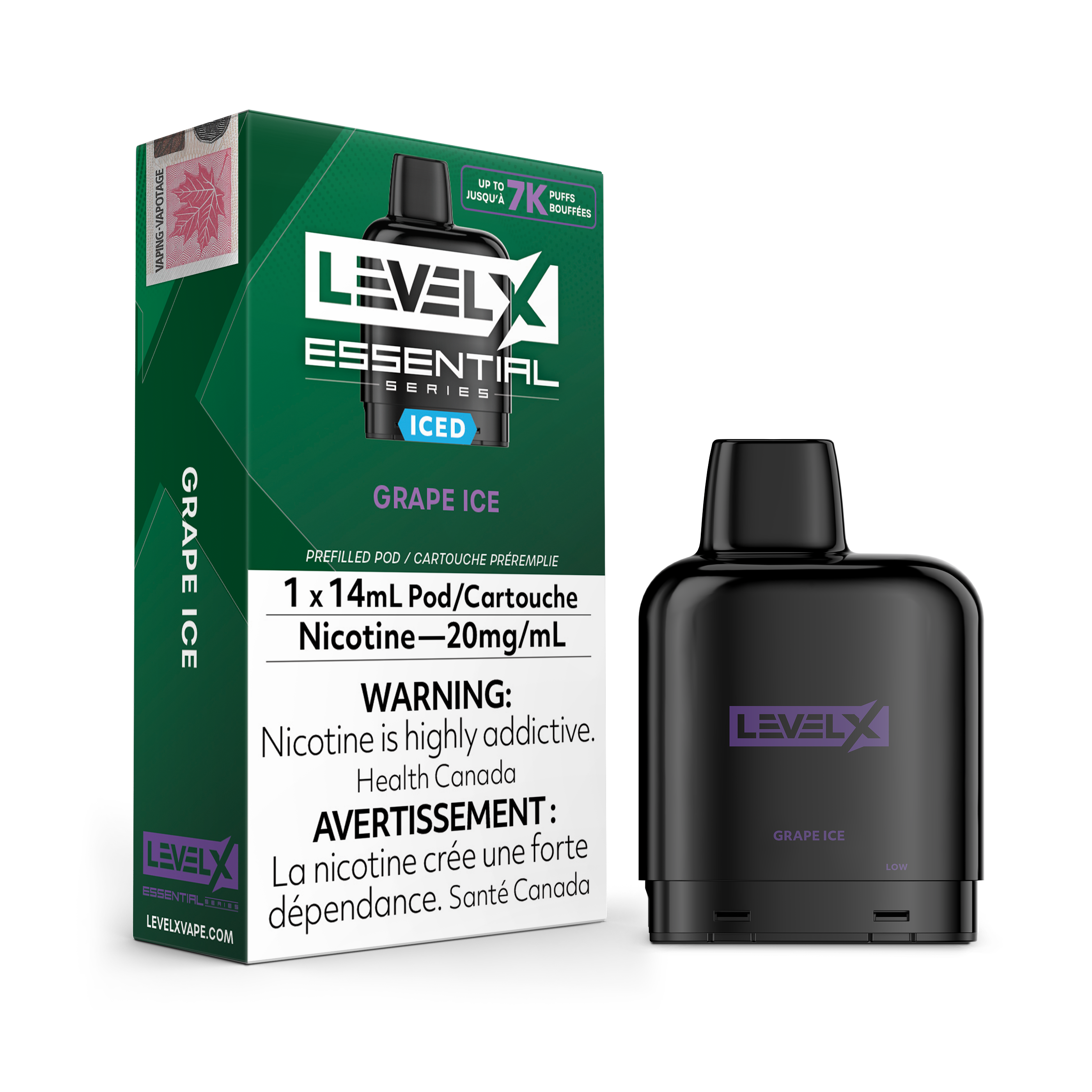 LEVEL X ESSENTIAL Grape Ice 20MG