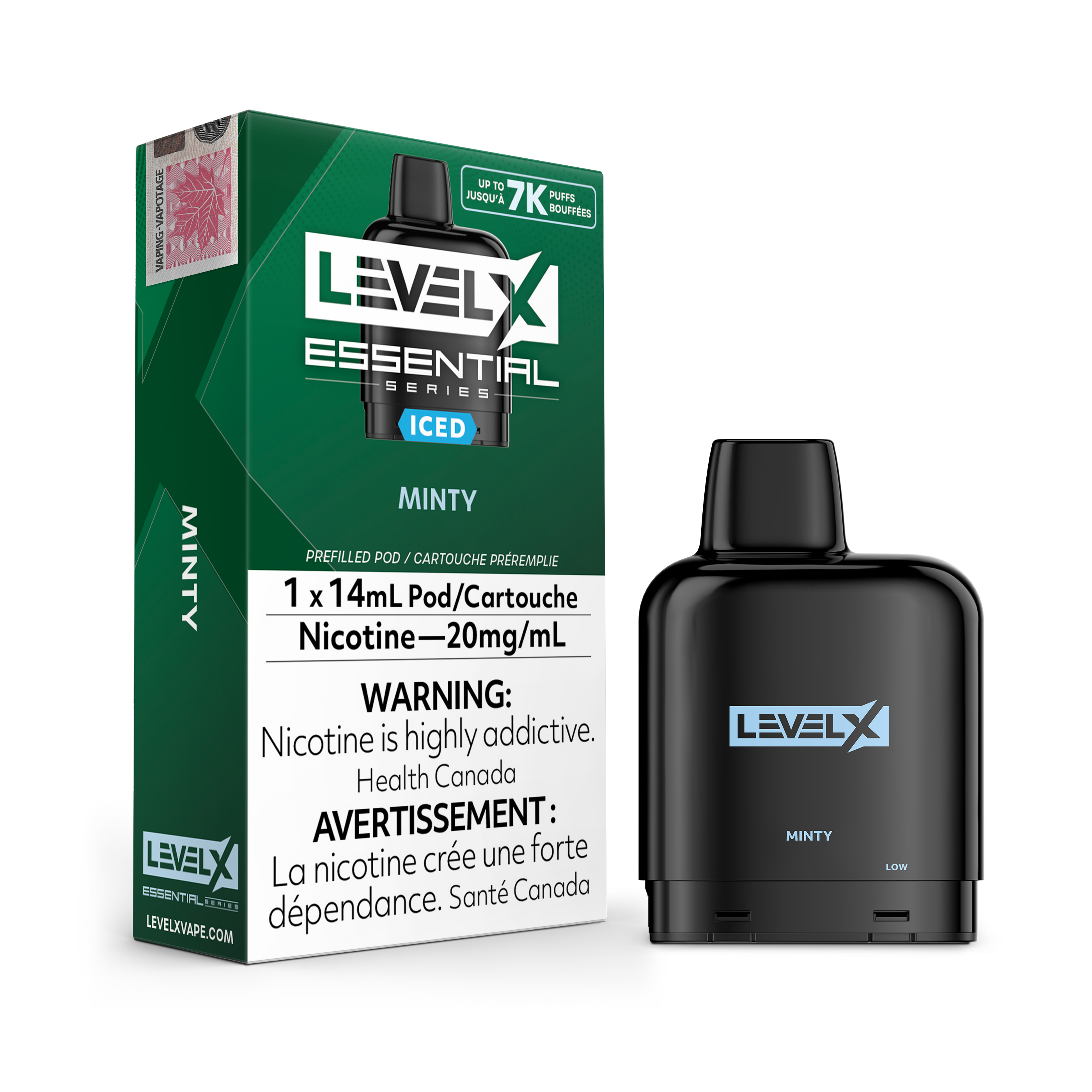 LEVEL X ESSENTIAL Minty Ice 20MG