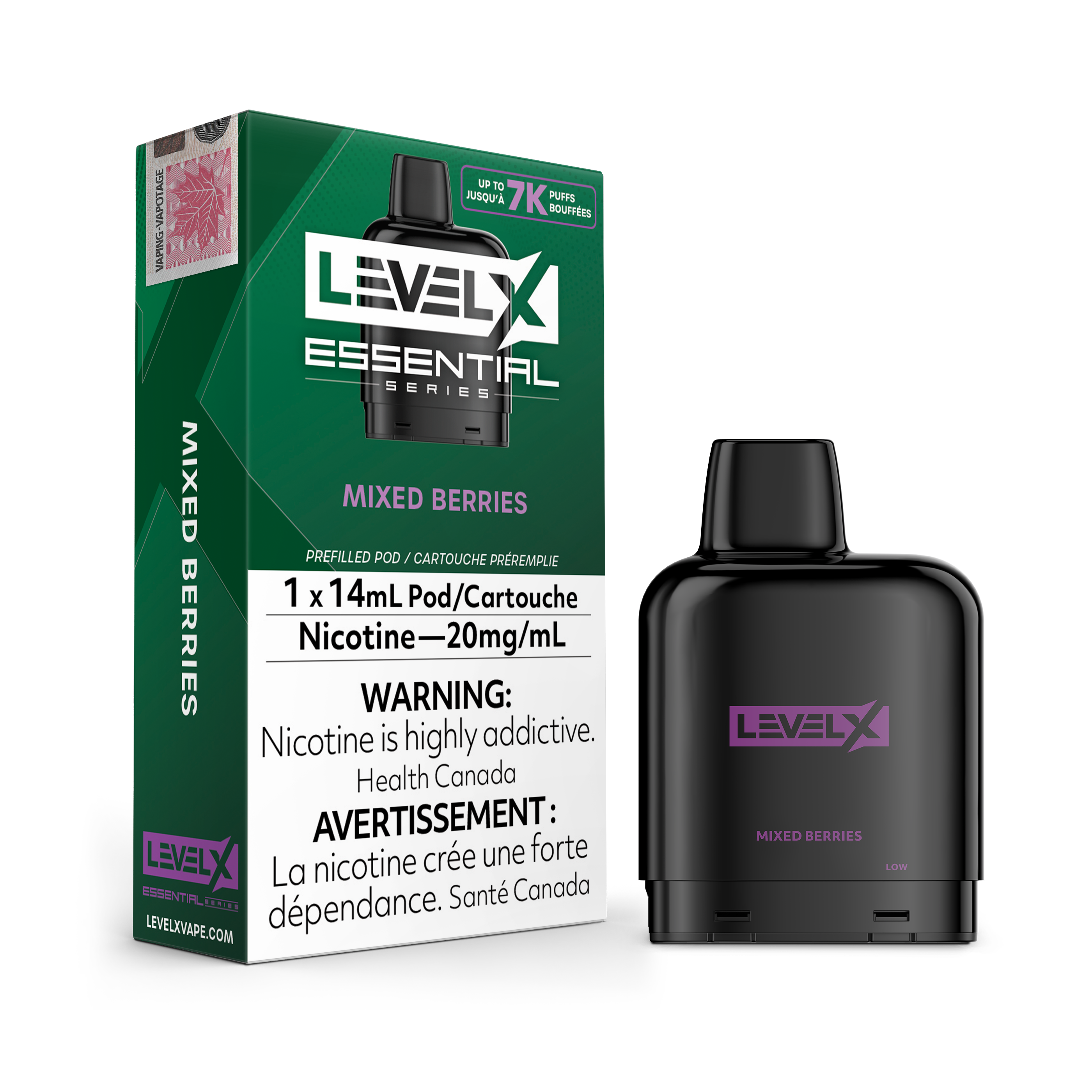 LEVEL X ESSENTIAL Mixed Berries 20MG