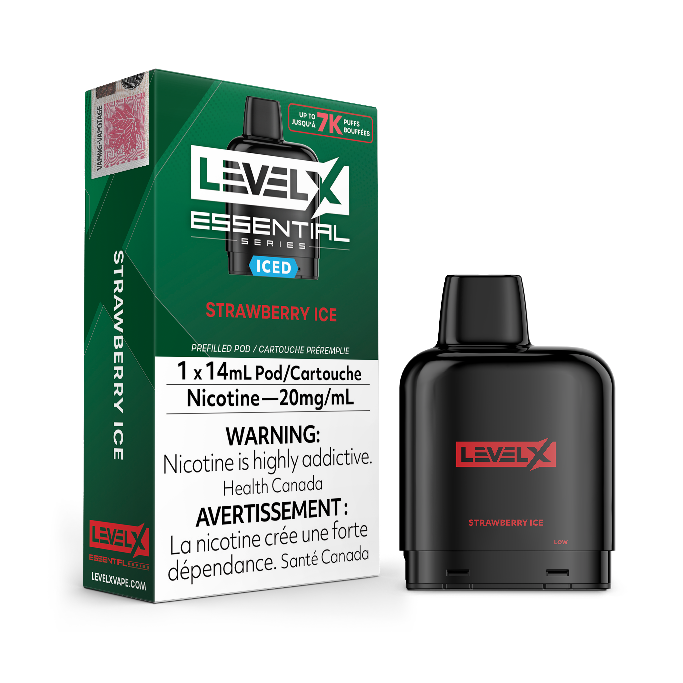 LEVEL X ESSENTIAL Strawberry Ice 20MG