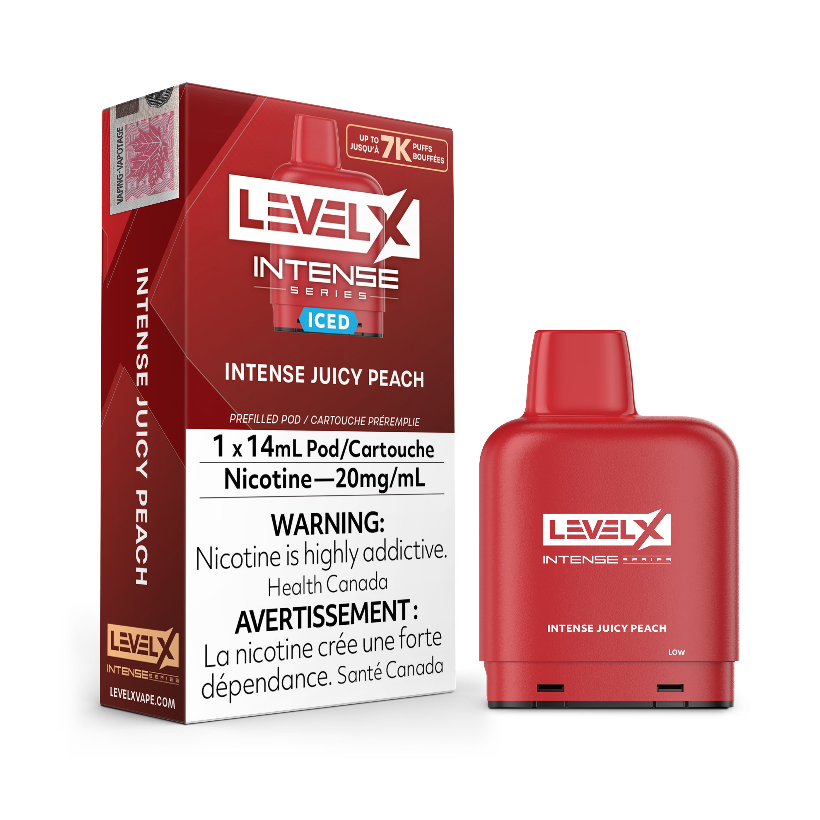 LEVEL X INTENSE Juicy Peach Ice 20MG