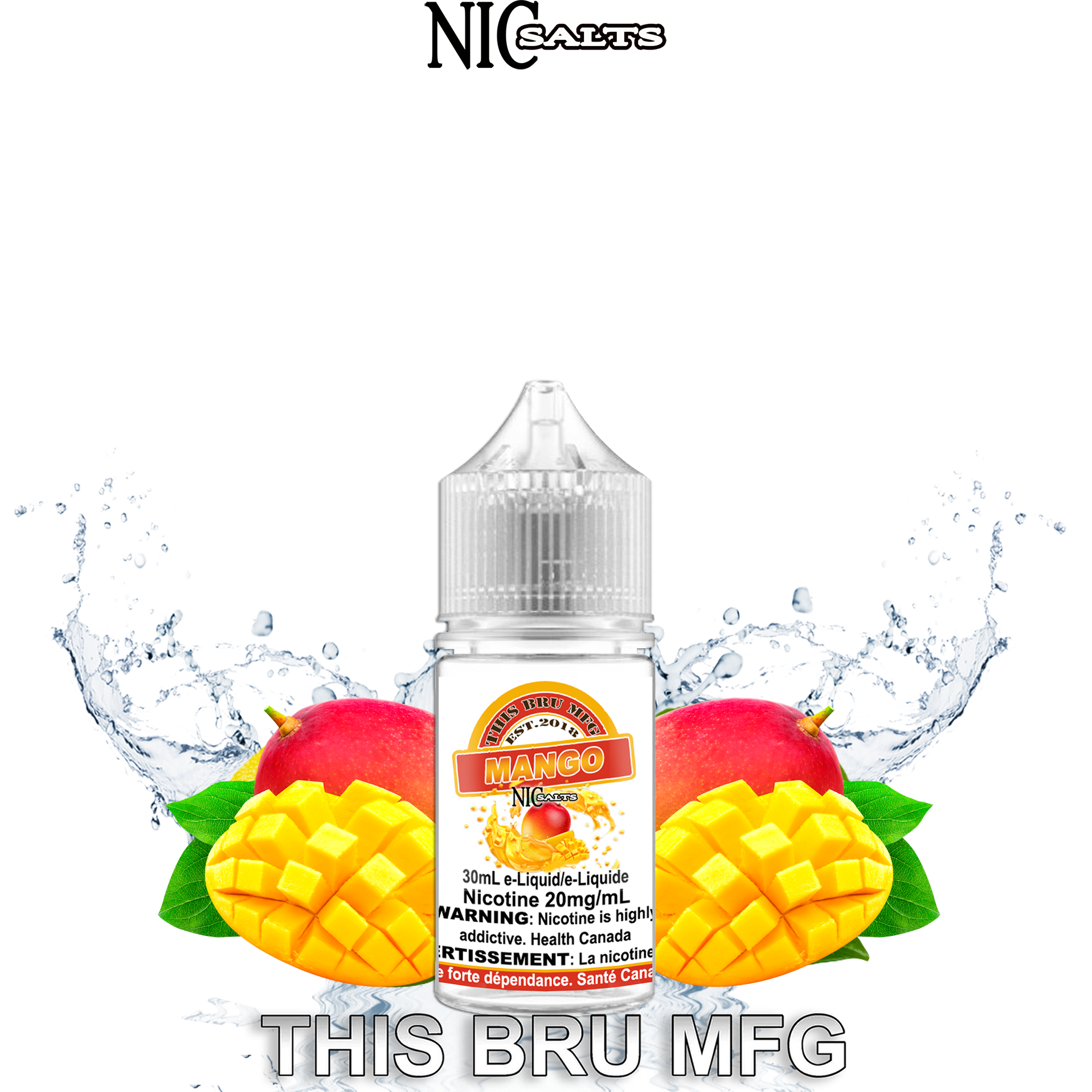 CUSTOM THIS BRU MFG SALT - MANGO 30ML