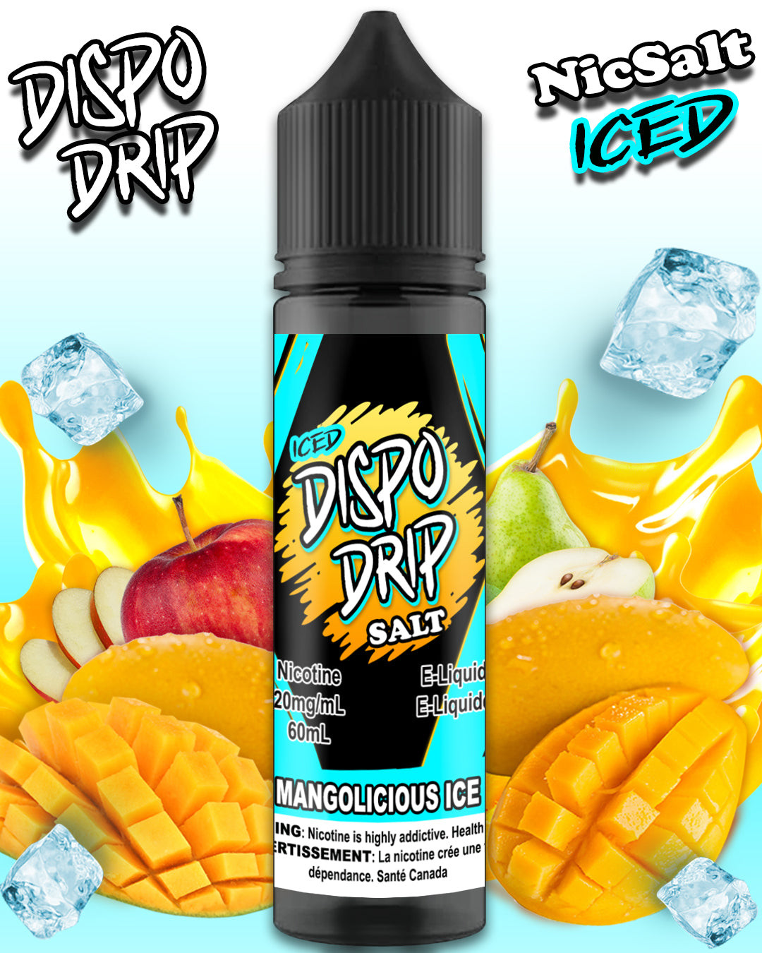DISPO DRIP ICED - MANGOLICIOUS SALT