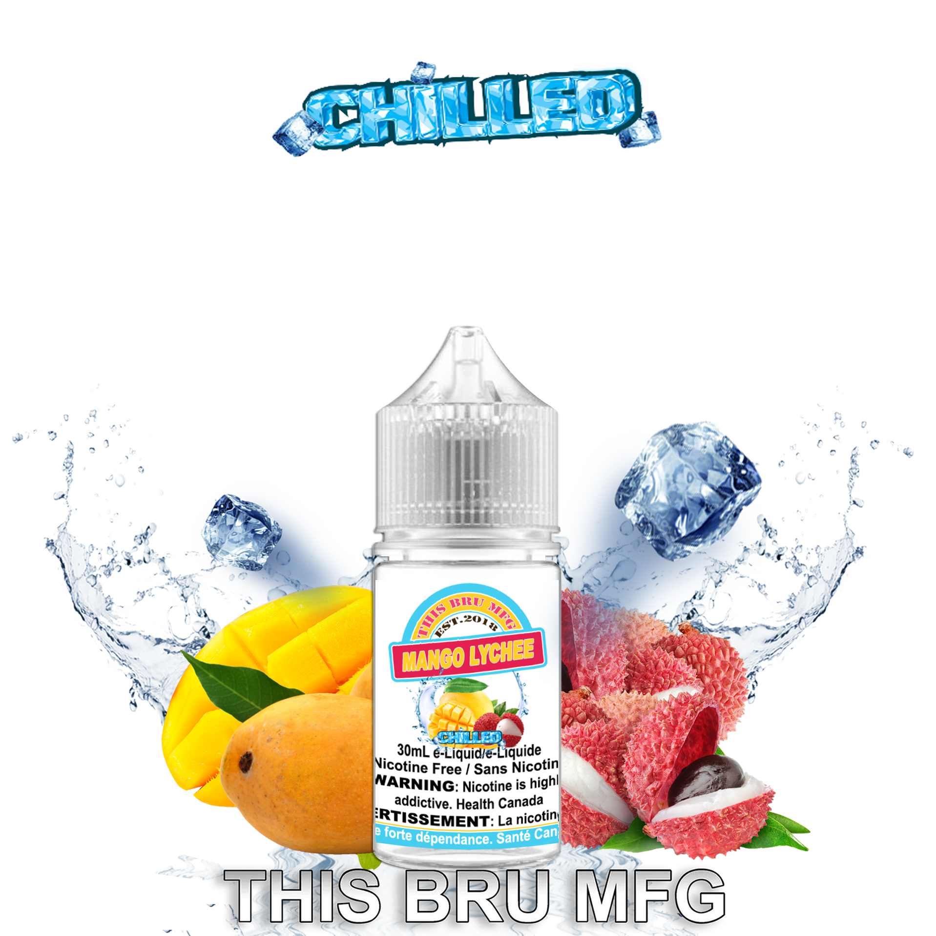 CUSTOM THIS BRU MFG - MANGO LYCHEE CHILLED 30ML