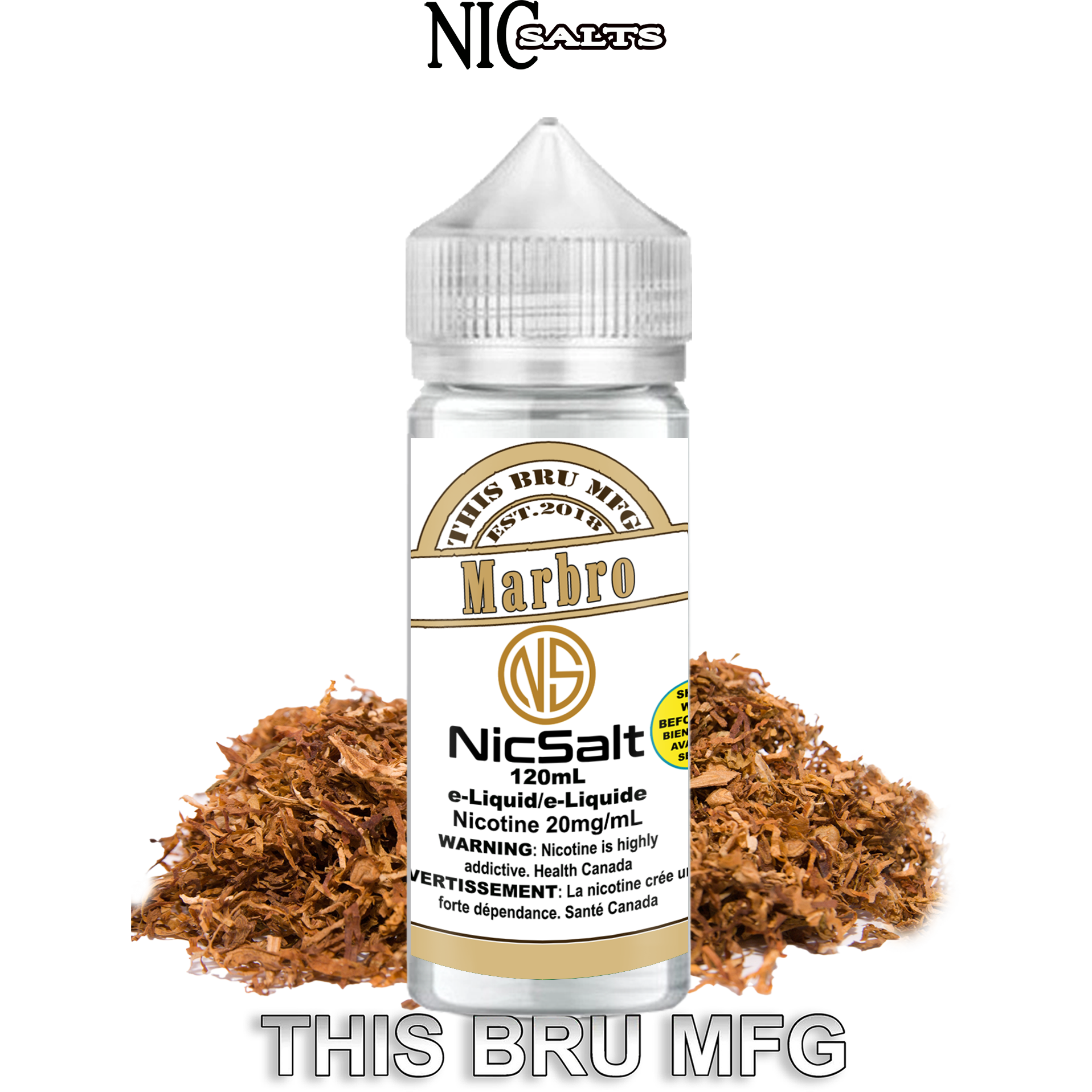 CUSTOM THIS BRU MFG SALT - MARBRO 120ML