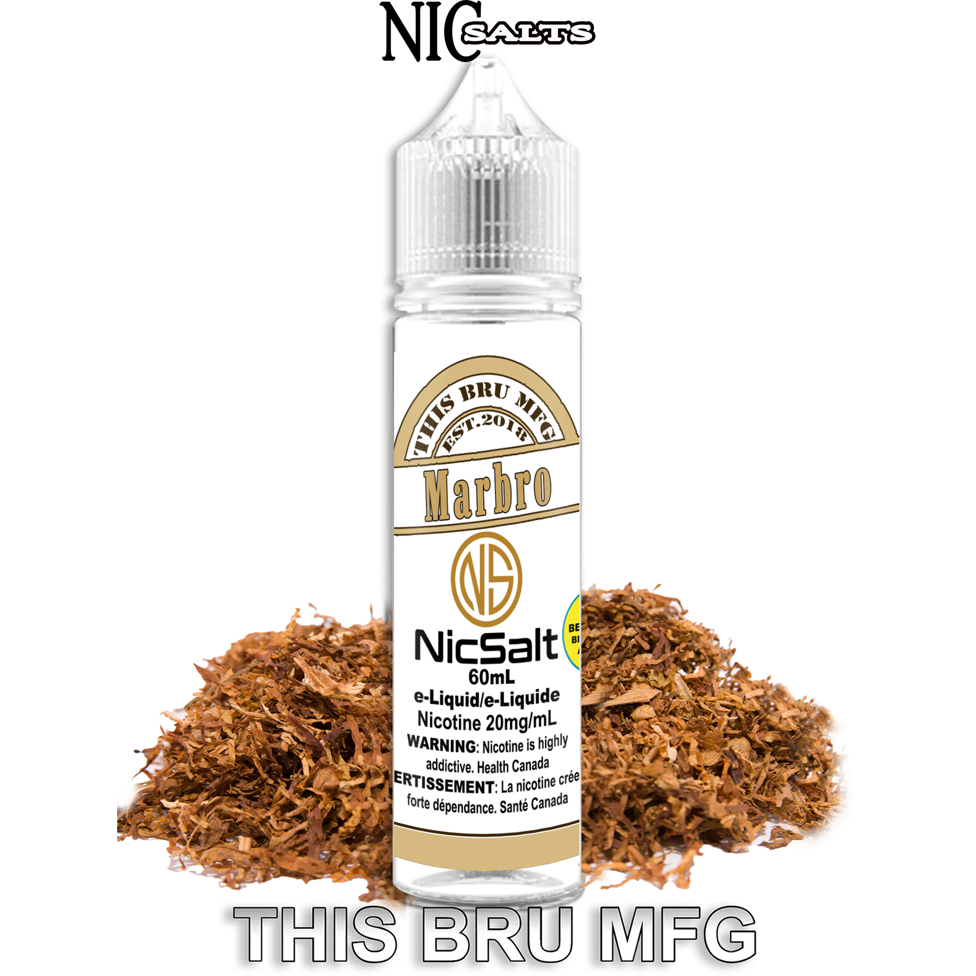 CUSTOM THIS BRU MFG SALT - MARBRO 60ML