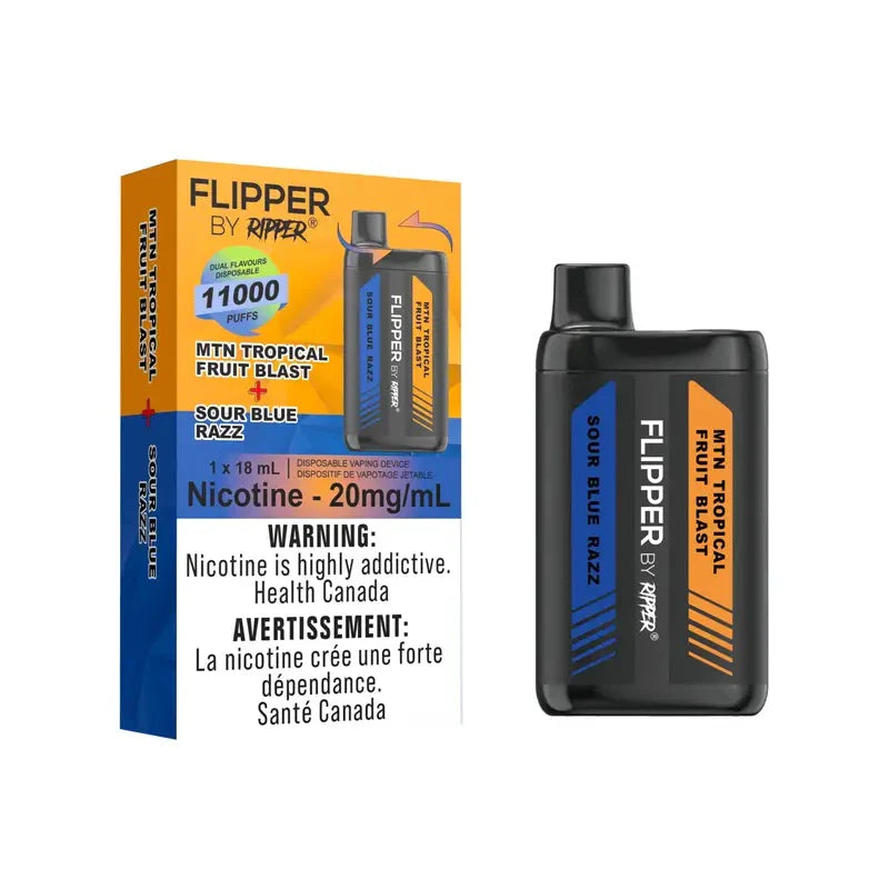 RUFPUF FLIPPER 11000 MTN TROPICAL FRUIT BLAST & SOUR BLUE RAZZ
