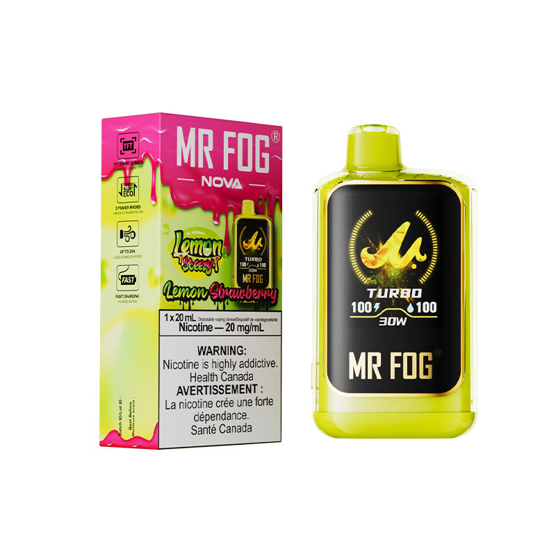 [BC/SK/NL/NS] MR. FOG NOVA 36K LEMON STEEZY DISPOSABLE