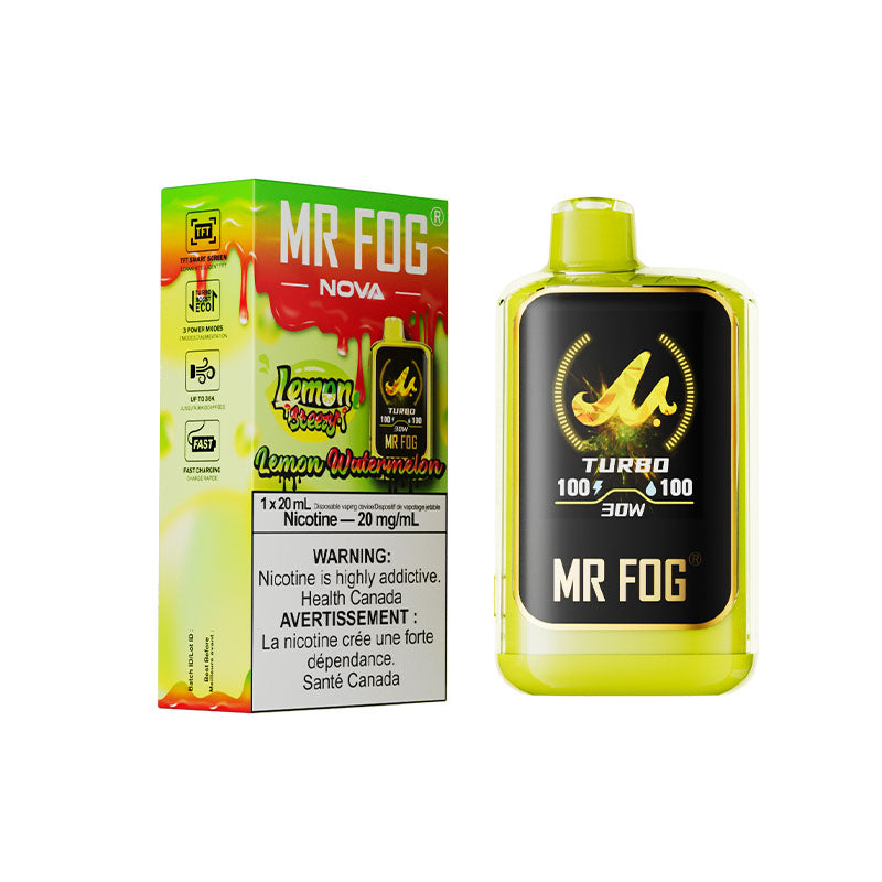 [BC/SK/NL/NS] MR. FOG NOVA 36K LEMON STEEZY DISPOSABLE