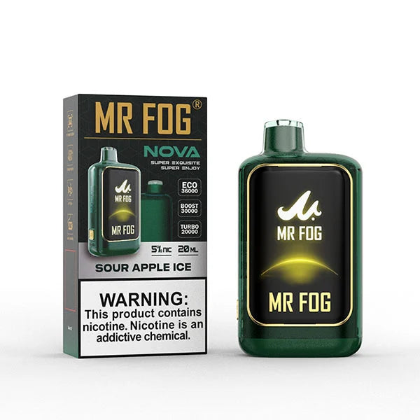 MR. FOG NOVA 36K SOUR APPLE ICE 20MG