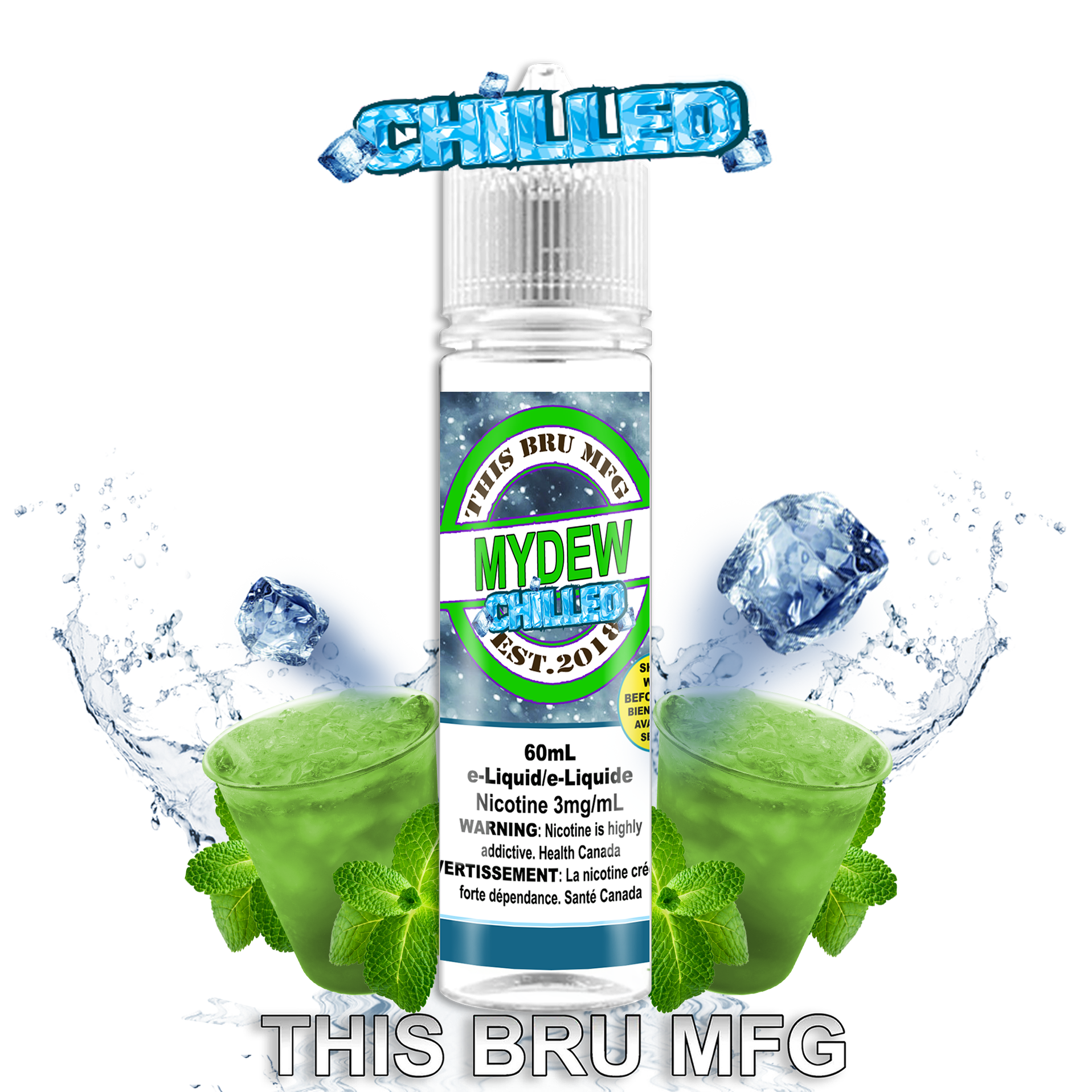 CUSTOM THIS BRU MFG - MY DEW CHILLED 60ML