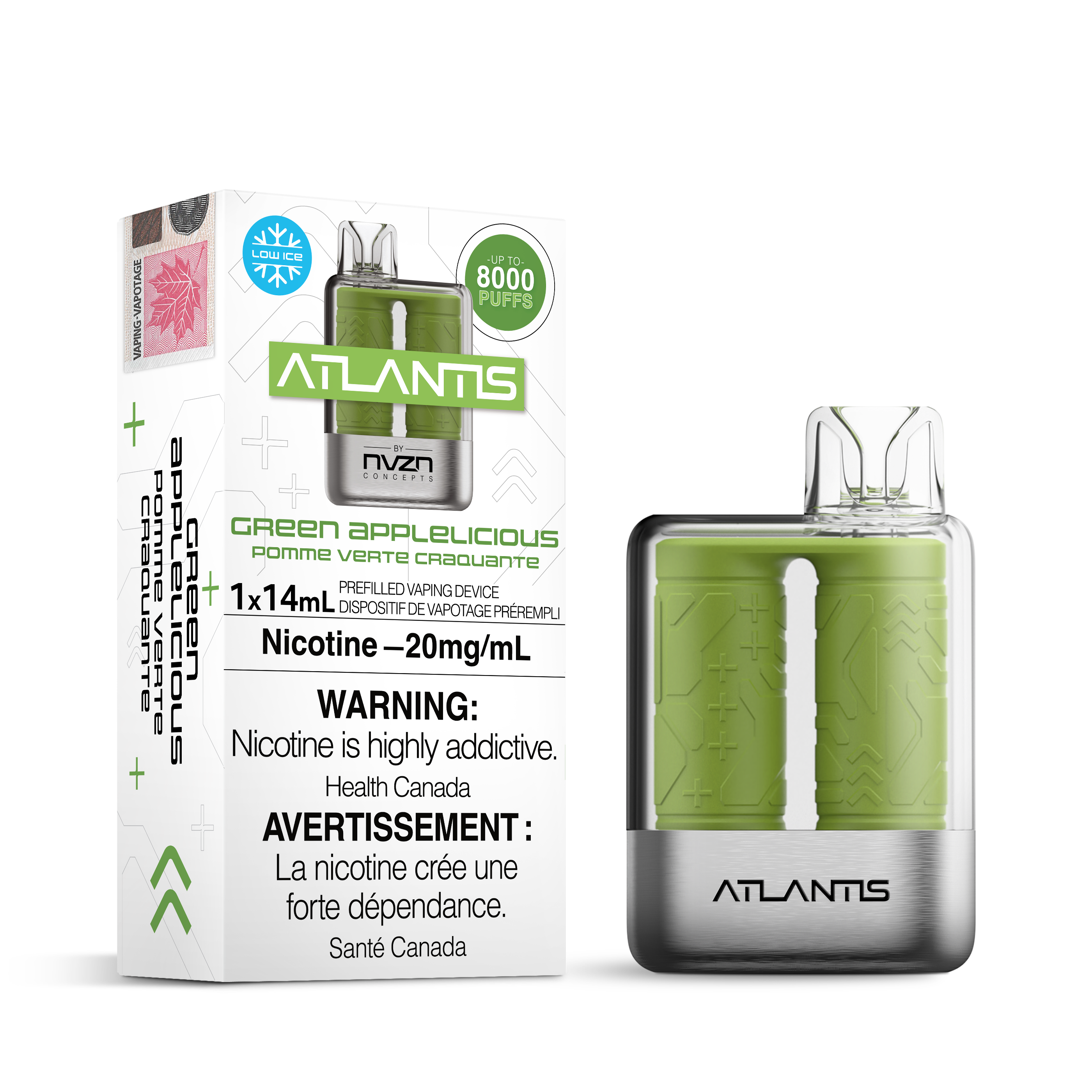 ATLANTIS 8K Green Applelicious 20mg