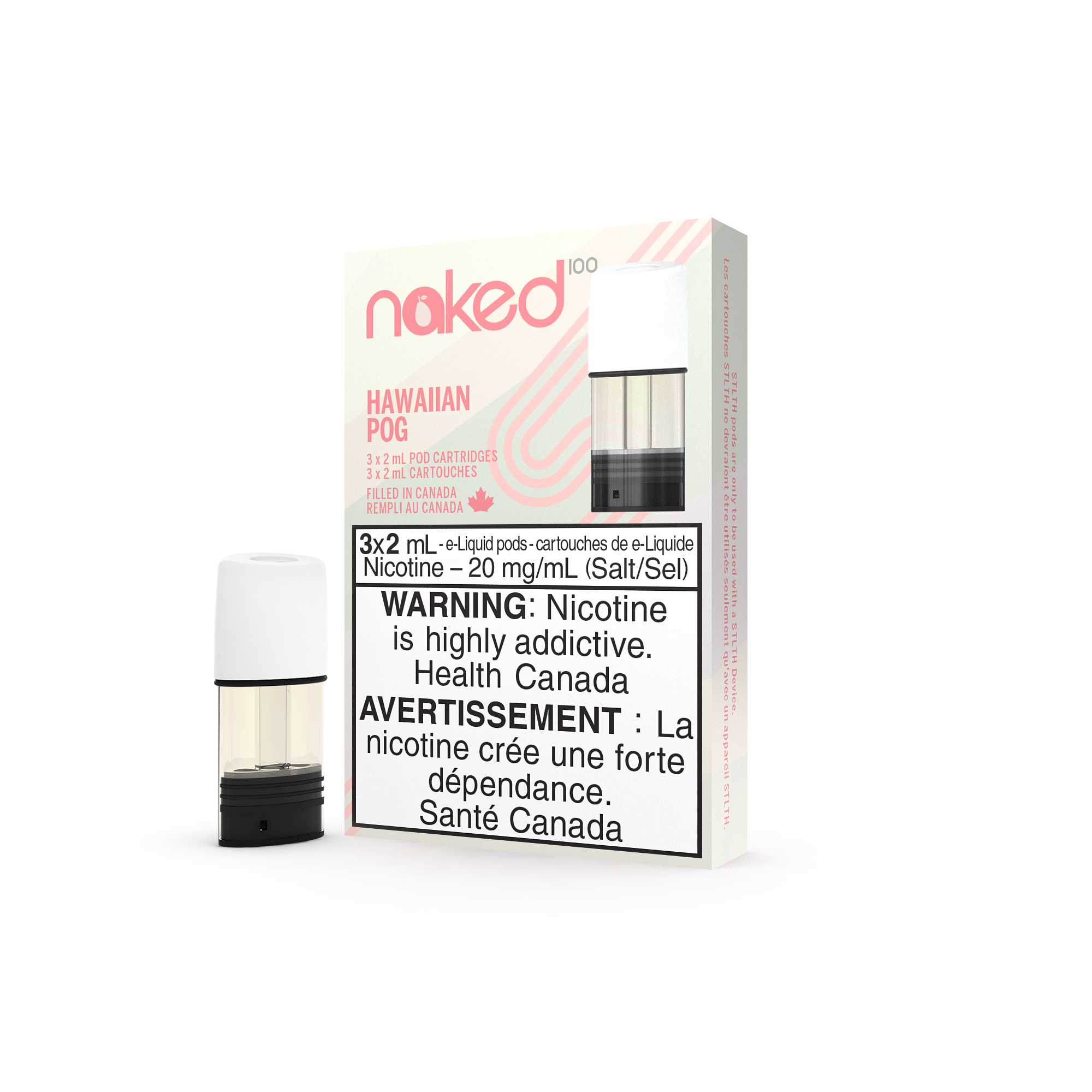 STLTH POD PACK NAKED100 (3-PACK)