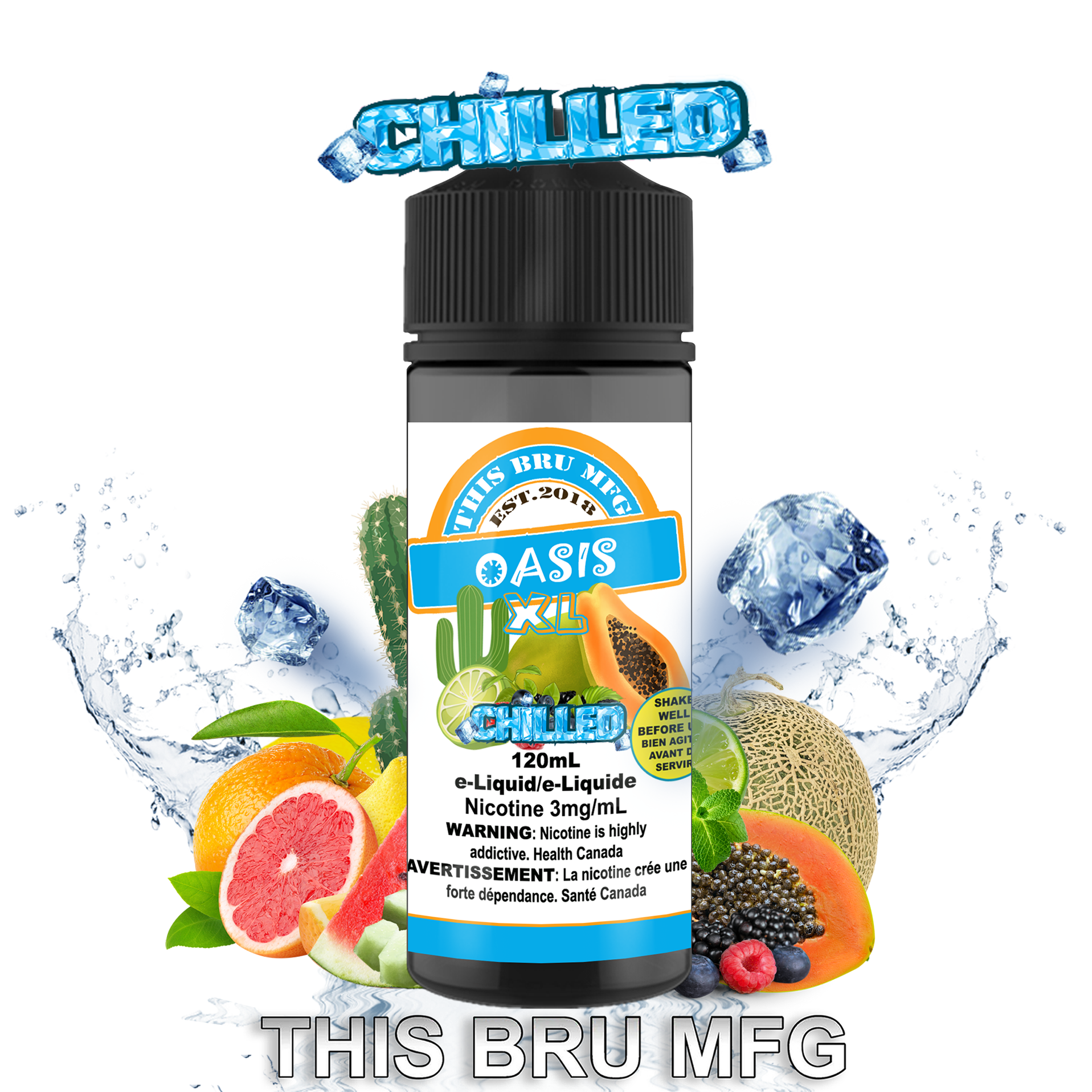 CUSTOM THIS BRU MFG - OASIS CHILLED 120ML