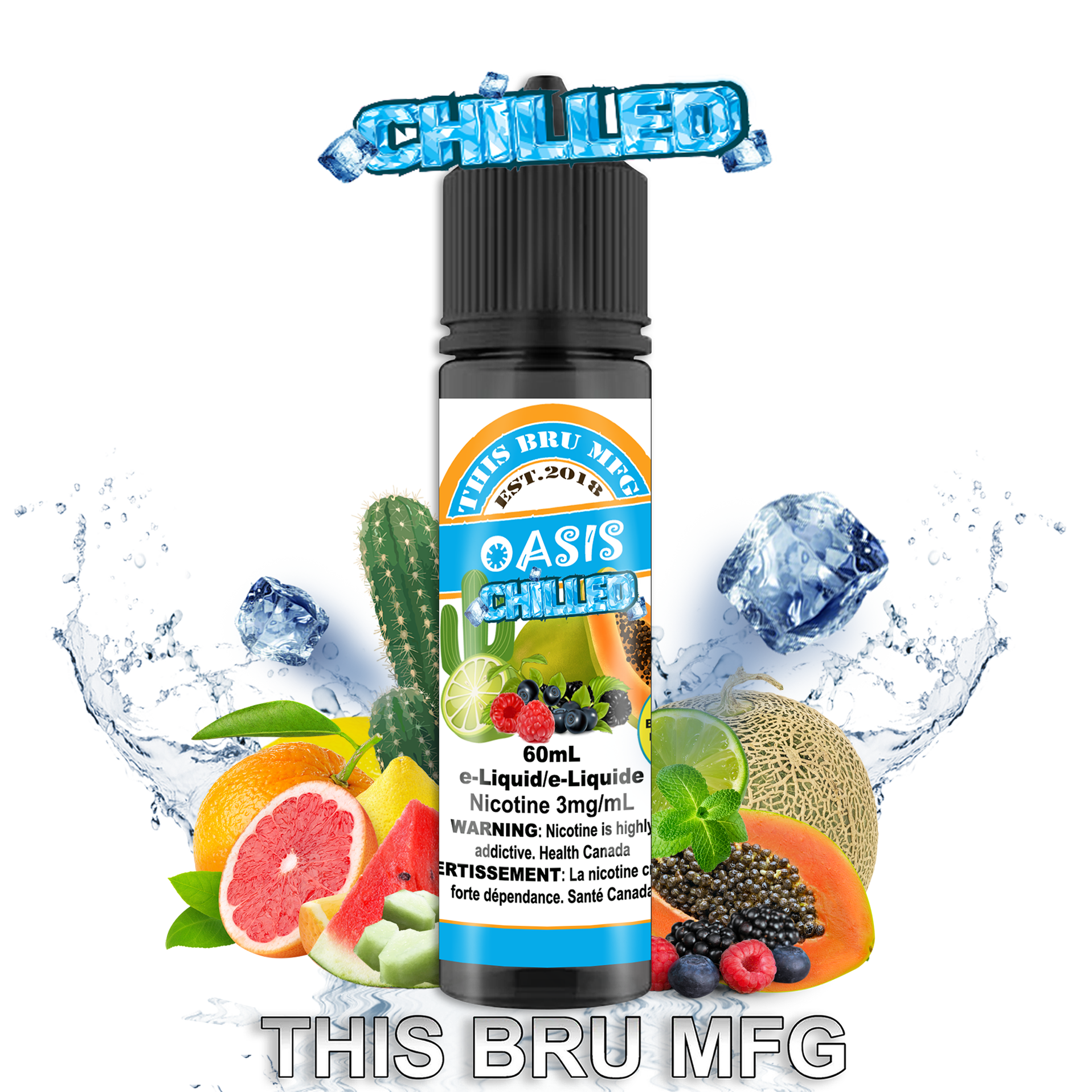 THIS BRU MFG - OASIS CHILLED 60ML