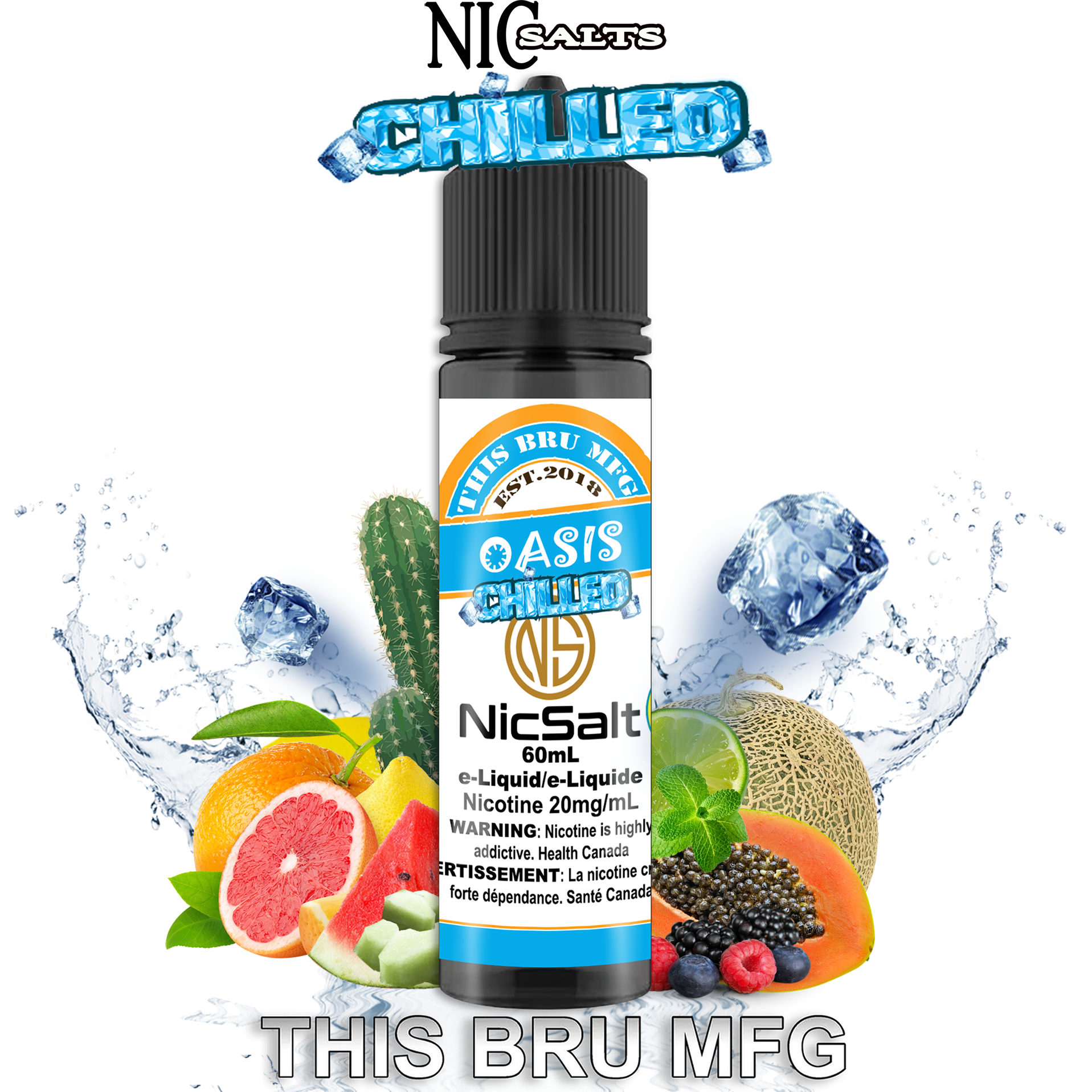 THIS BRU MFG - OASIS CHILLED SALT 60ML