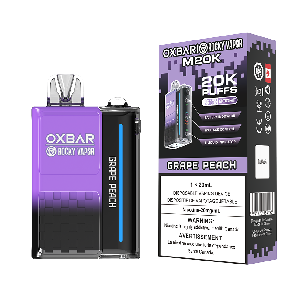 OXBAR M 20000 GRAPE PEACH 20MG