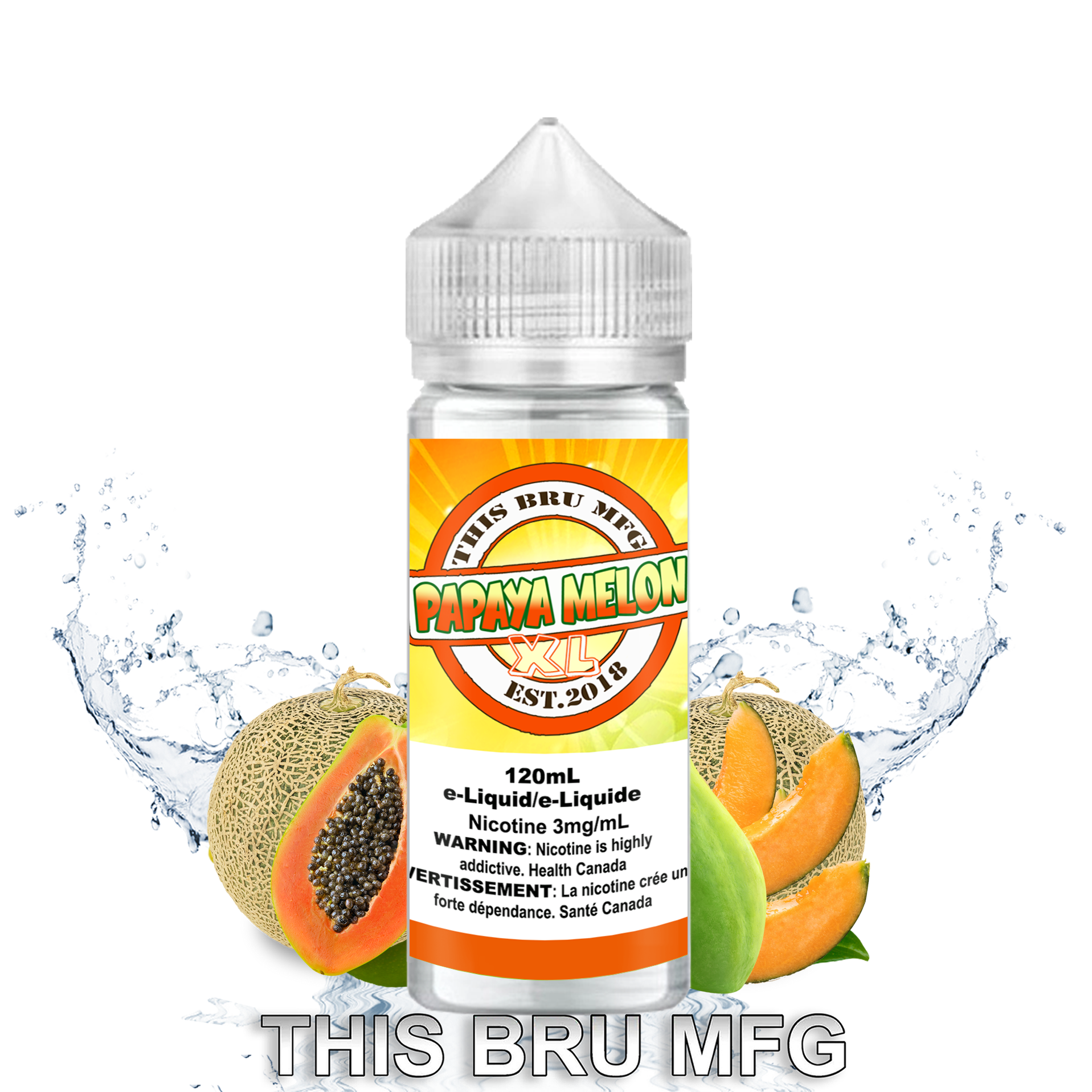 CUSTOM THIS BRU MFG - PAPAYA MELON 120ML