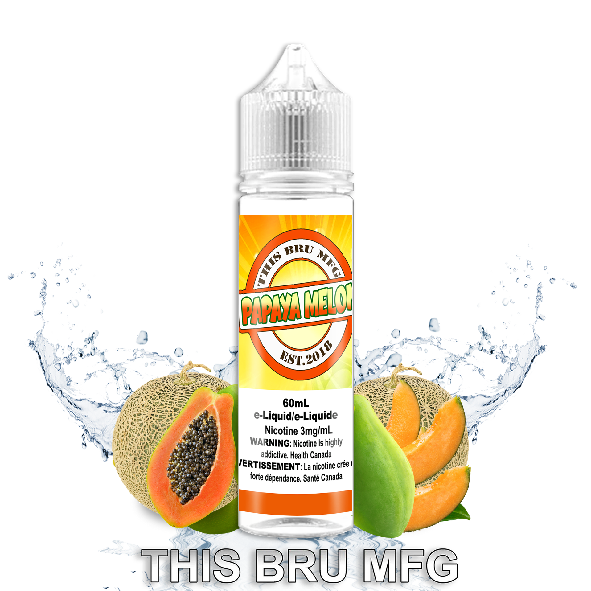 CUSTOM THIS BRU MFG - PAPAYA MELON 60ML