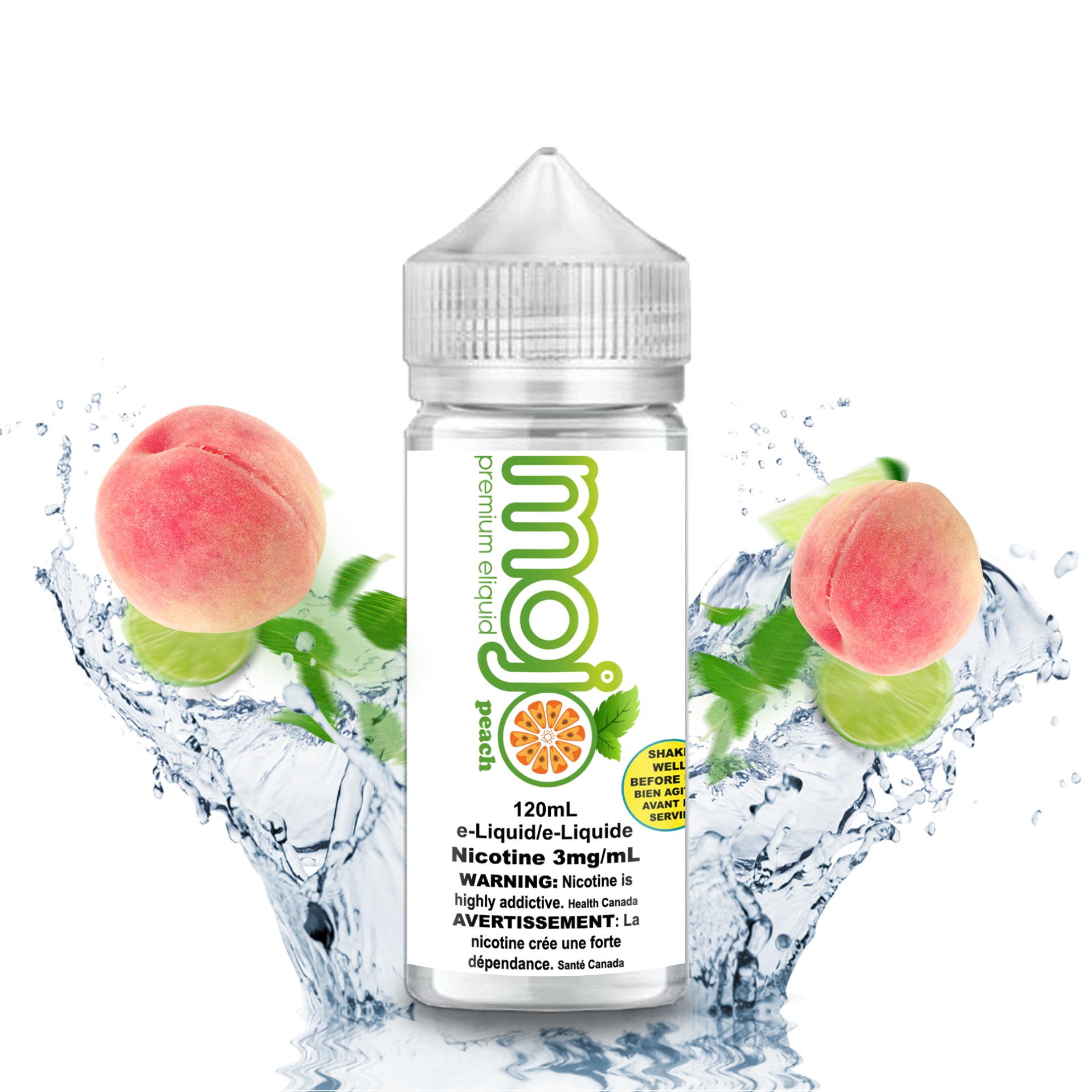 CUSTOM MOJO - PEACH 120ML