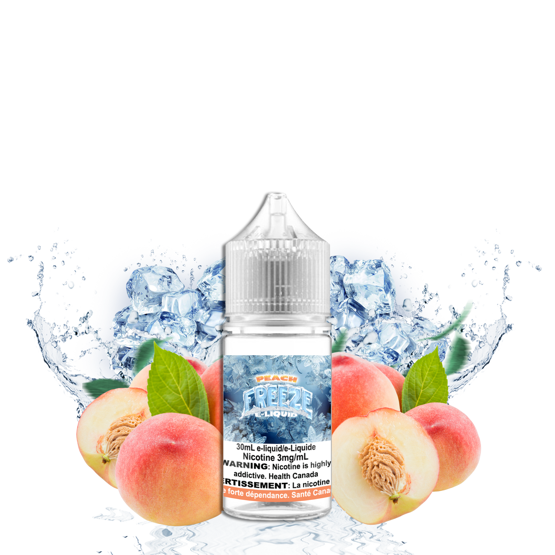 CUSTOM FREEZE - PEACH 30ML