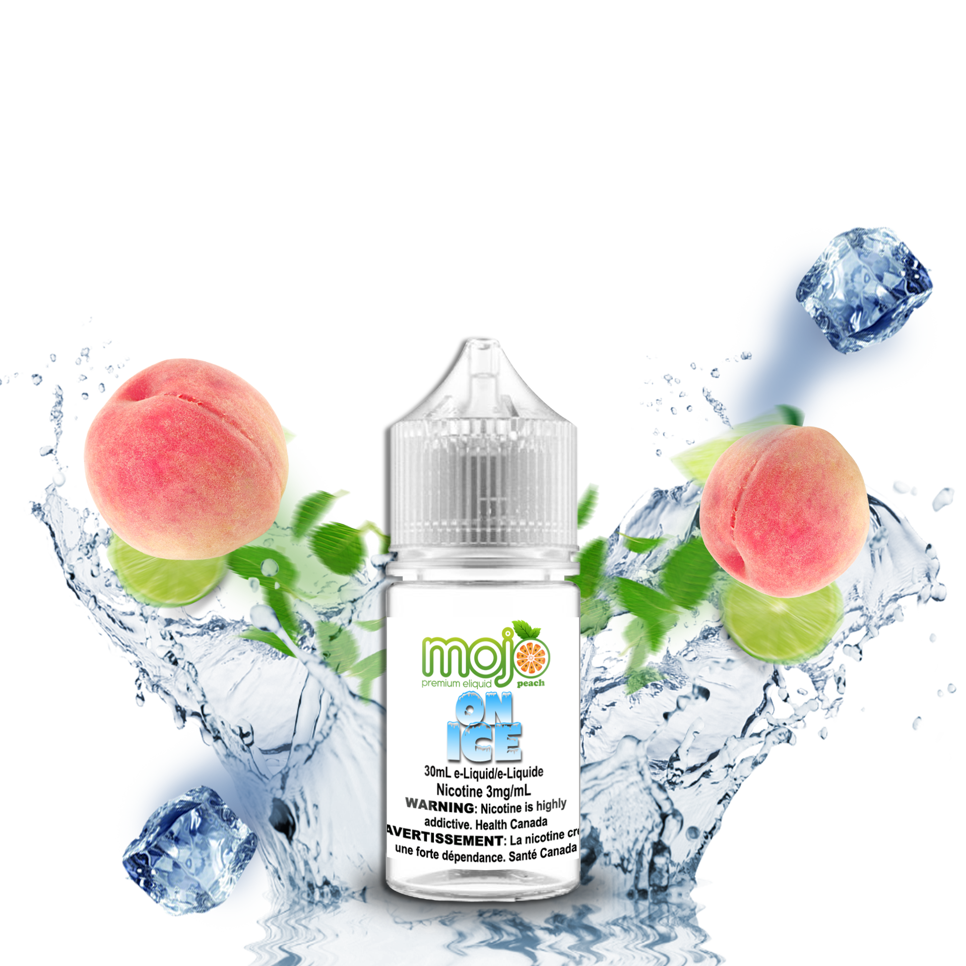 CUSTOM MOJO - PEACH ICE 30ML