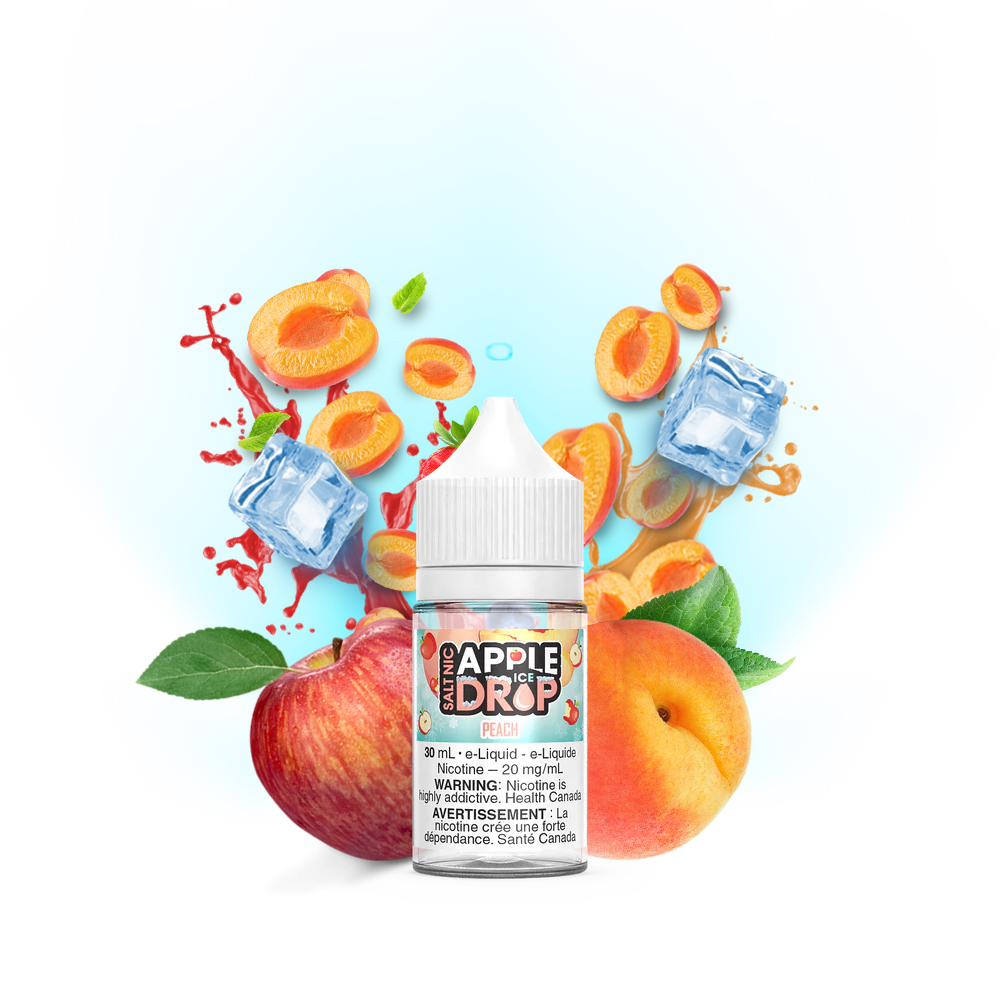 APPLE DROP ICE SALT - PEACH