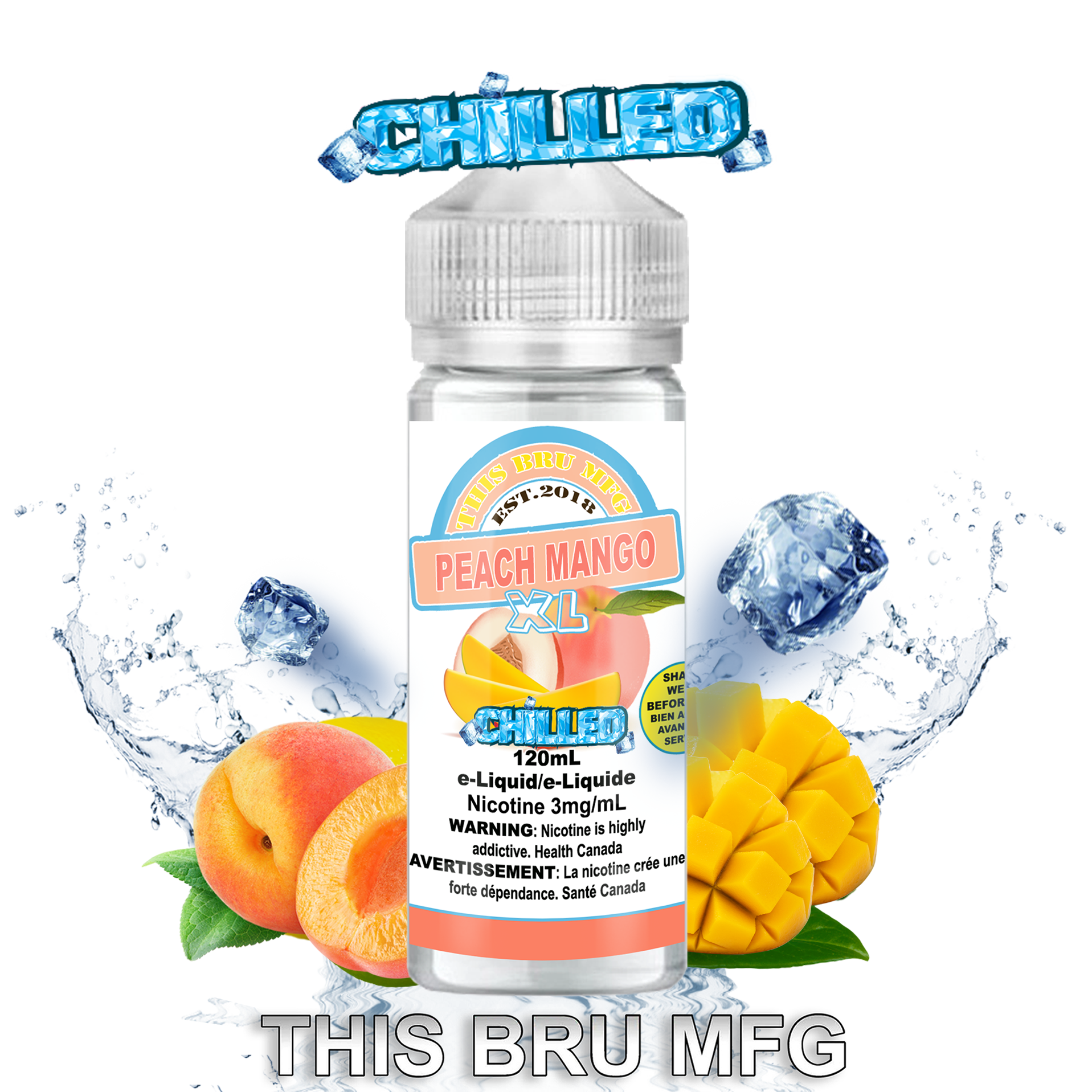 CUSTOM THIS BRU MFG - PEACH MANGO CHILLED 120ML