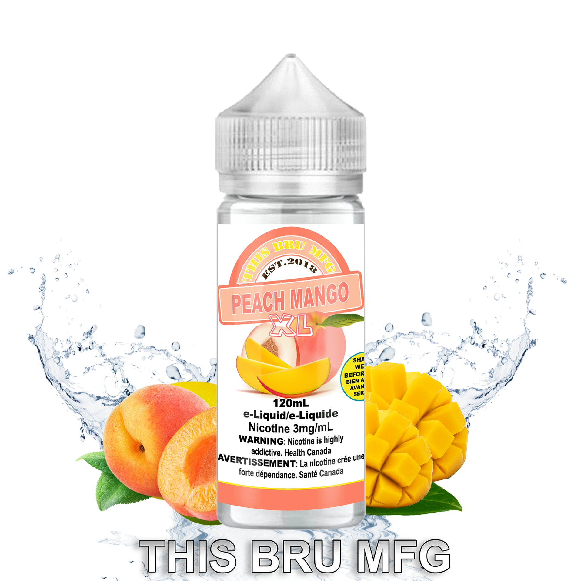 CUSTOM THIS BRU MFG - PEACH MANGO 120ML