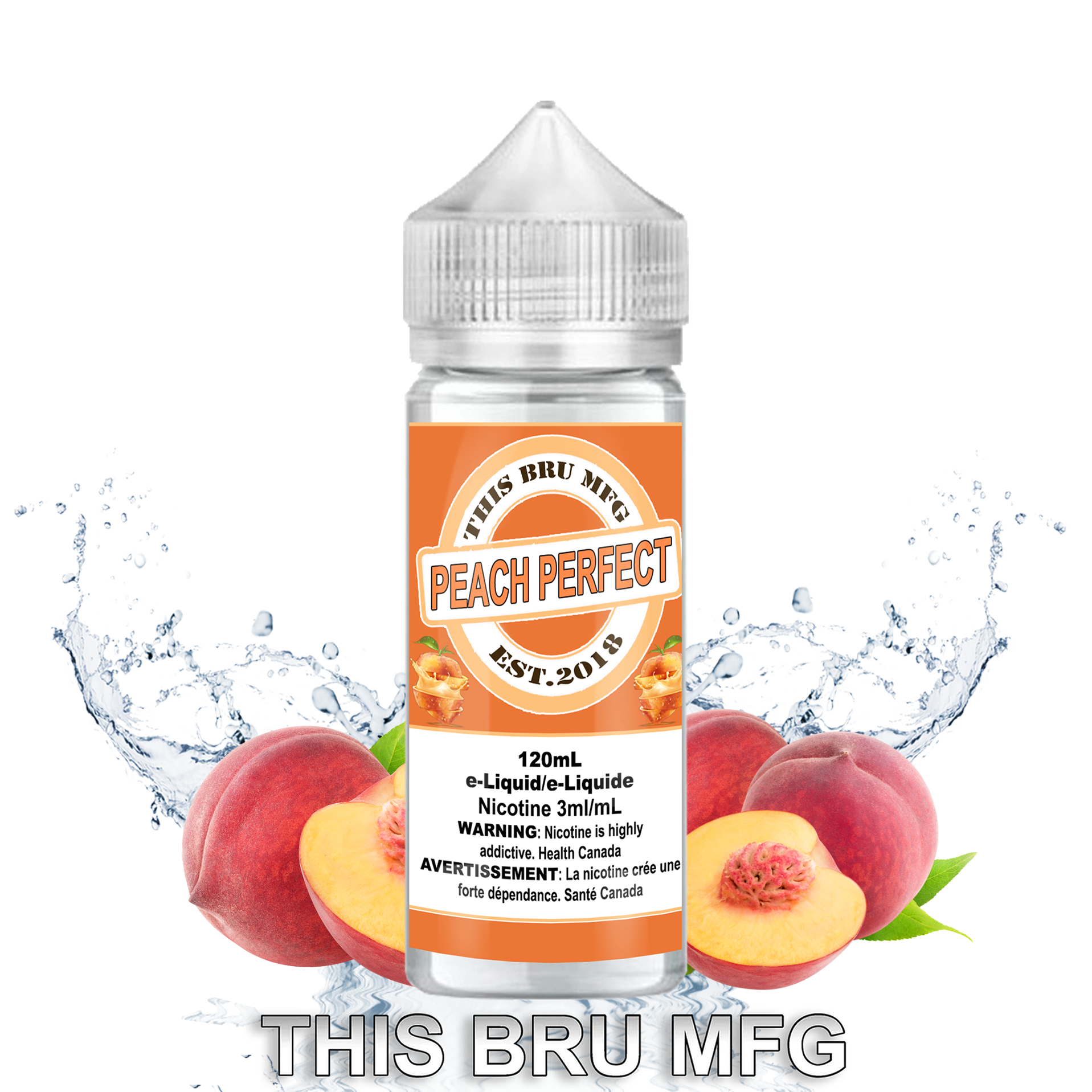 CUSTOM THIS BRU MFG - PEACH PERFECT 120ML