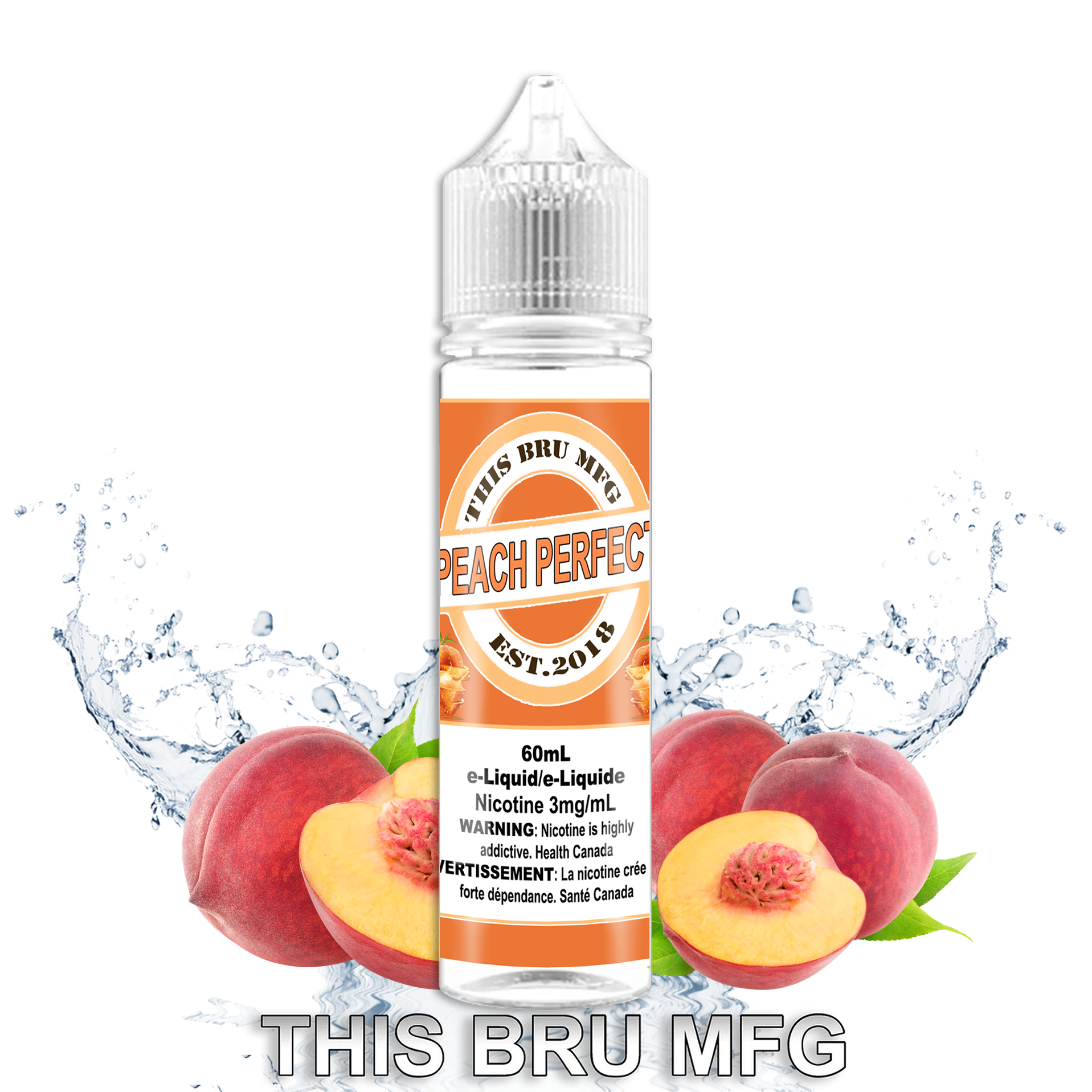 CUSTOM THIS BRU MFG - PEACH PERFECT 60ML