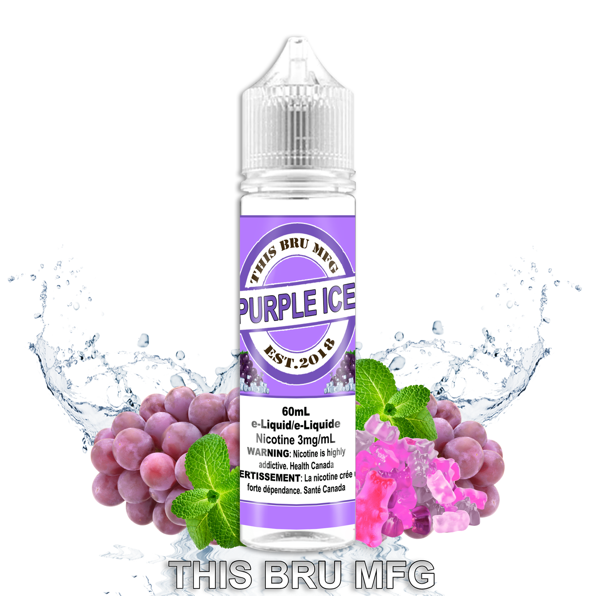 CUSTOM THIS BRU MFG - PURPLE ICE 60ML