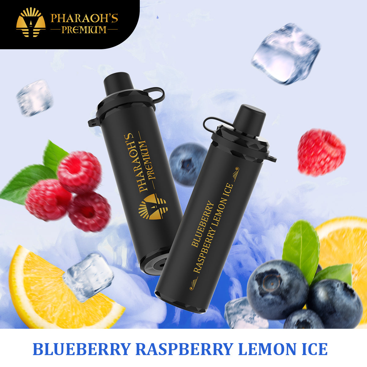 PHARAOH'S PREMIUM 16K BLUEBERRY RASPBERRY LEMON ICE 20MG