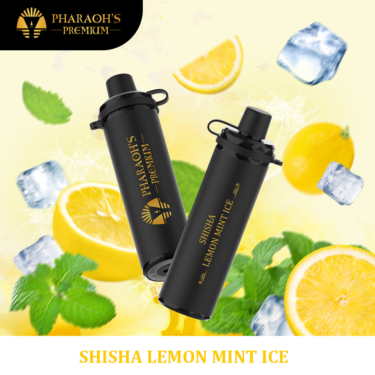 PHARAOH'S PREMIUM 16K SHISHA LEMON MINT ICE 20MG